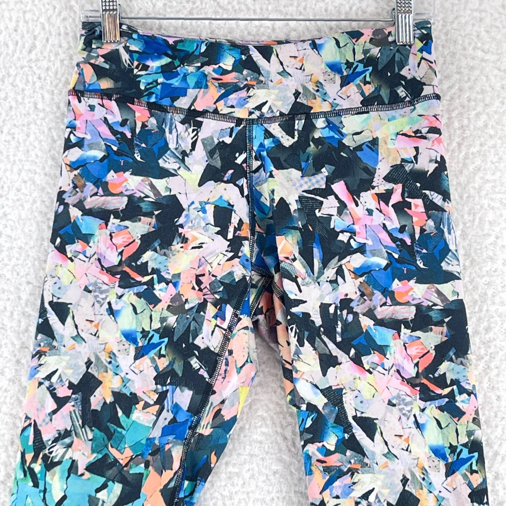 Marmot Marmot Blue Printed Ankle Leggings Womens Pull On Stretch Activewear Size M Size 32" / US 10 / IT 46 - 2 Thumbnail