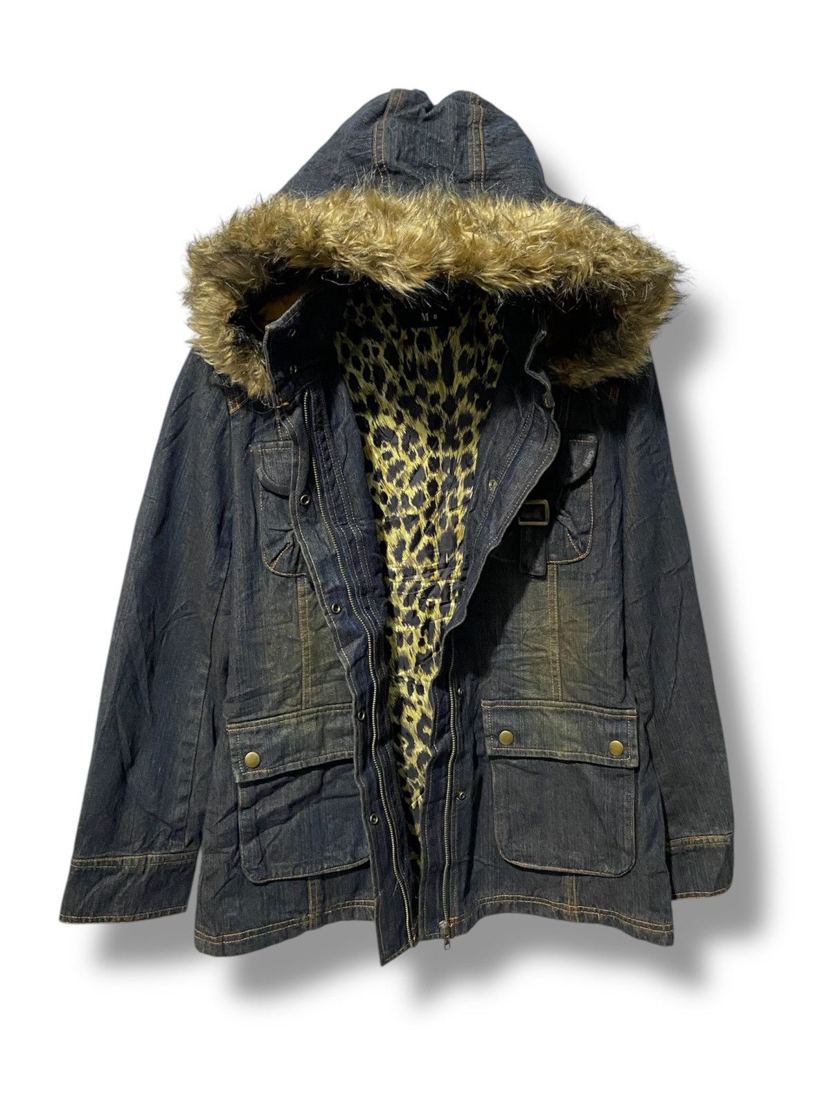 Japanese Brand × Le Grande Bleu (L.G.B.) M-II CRAZY denim jacket Like LGB Leopard Size US M / EU 48-50 / 2 - 2 Thumbnail