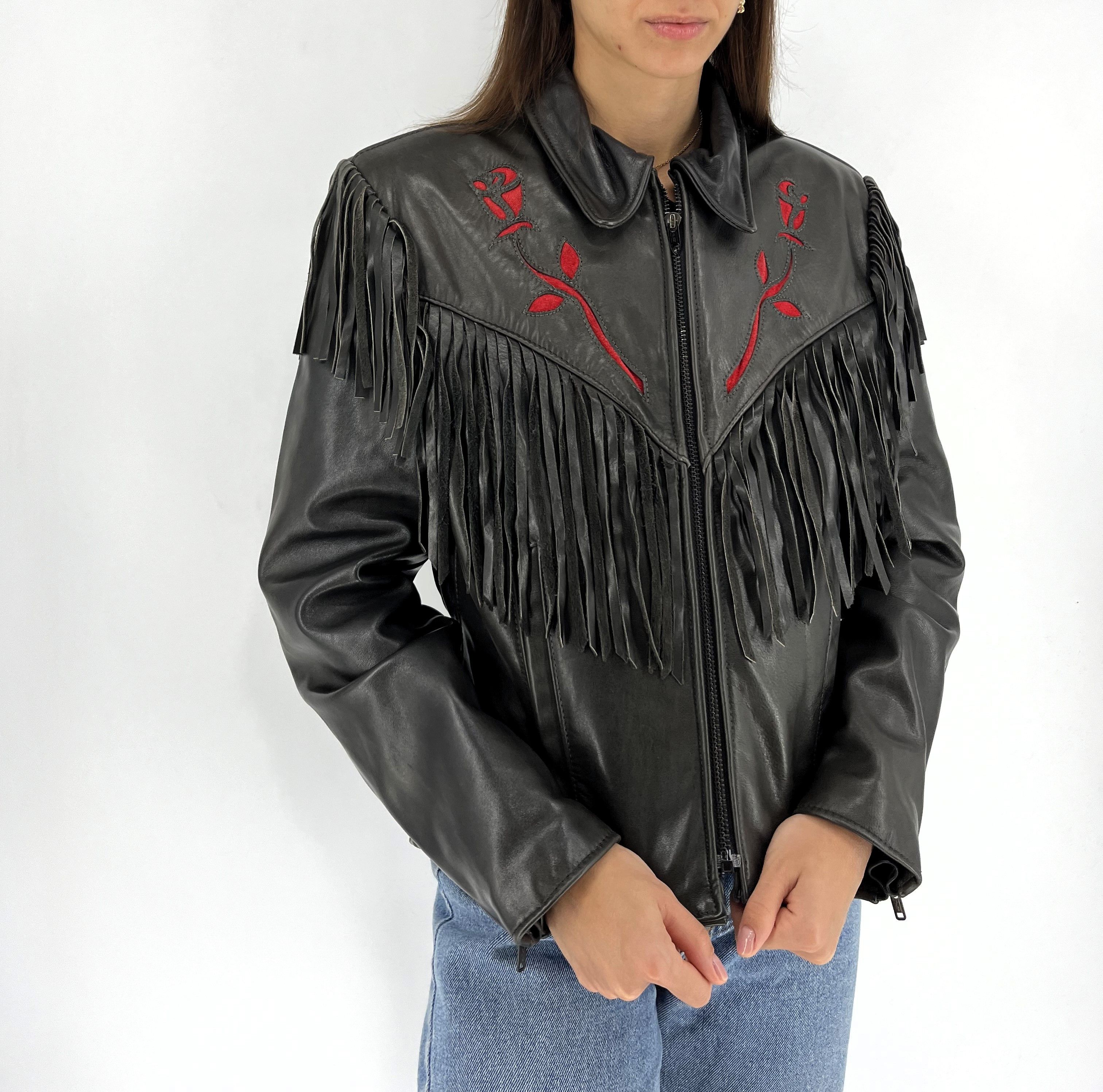 Vintage Vintage 90s Black Protech Leather Apparel Motortcycle Biker Size XL / US 12-14 / IT 48-50 - 7 Thumbnail