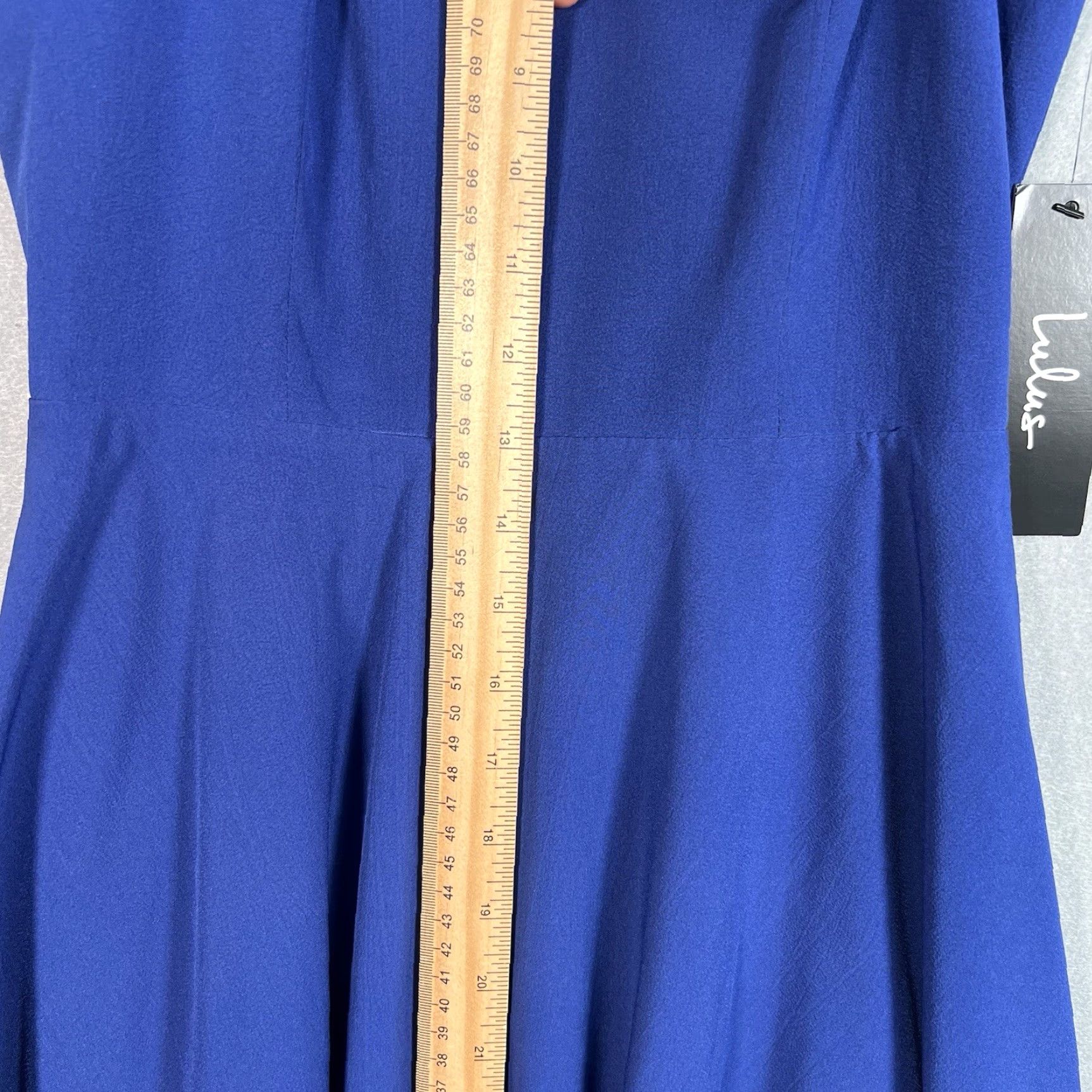 Lulus NWT! Lulus Royal Blue Swing Dress Womens XS Spaghetti Strap Mini Stretch Dress Size XS / US 0-2 / IT 36-38 - 4 Thumbnail