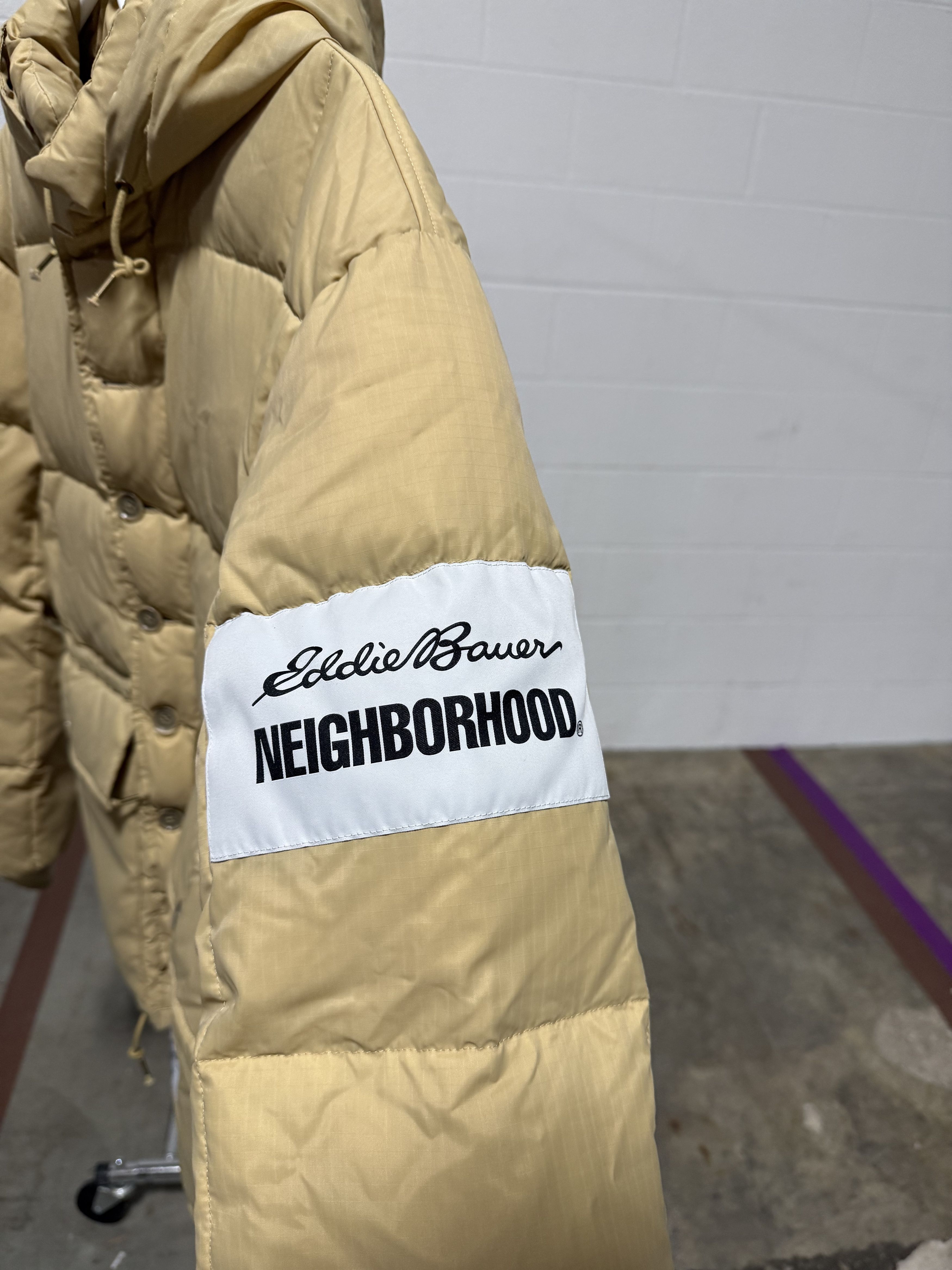 Neighborhood Neighborhood x Eddie Bauer Karekoram Down Jacket 'Beige' Size US L / EU 52-54 / 3 - 3 Thumbnail