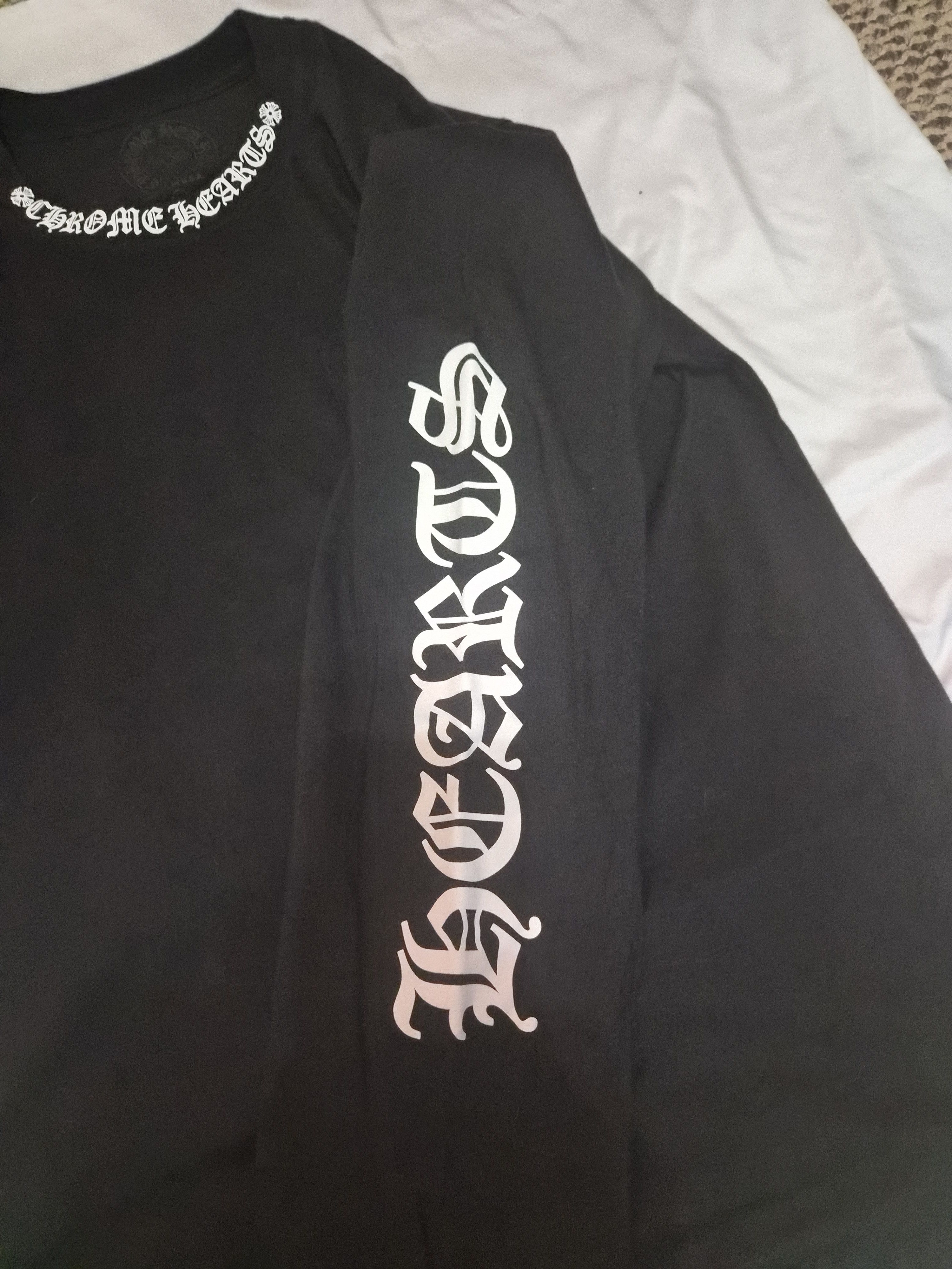 Chrome Hearts Chrome Hearts Neck Scroll T shirt Size US L / EU 52-54 / 3 - 3 Thumbnail