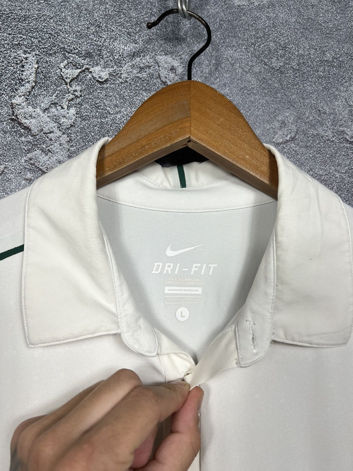 Nike Nike Court Roger Federer RF 2011 Wimbledon Tennis Polo Tee Size US L / EU 52-54 / 3 - 6 Thumbnail