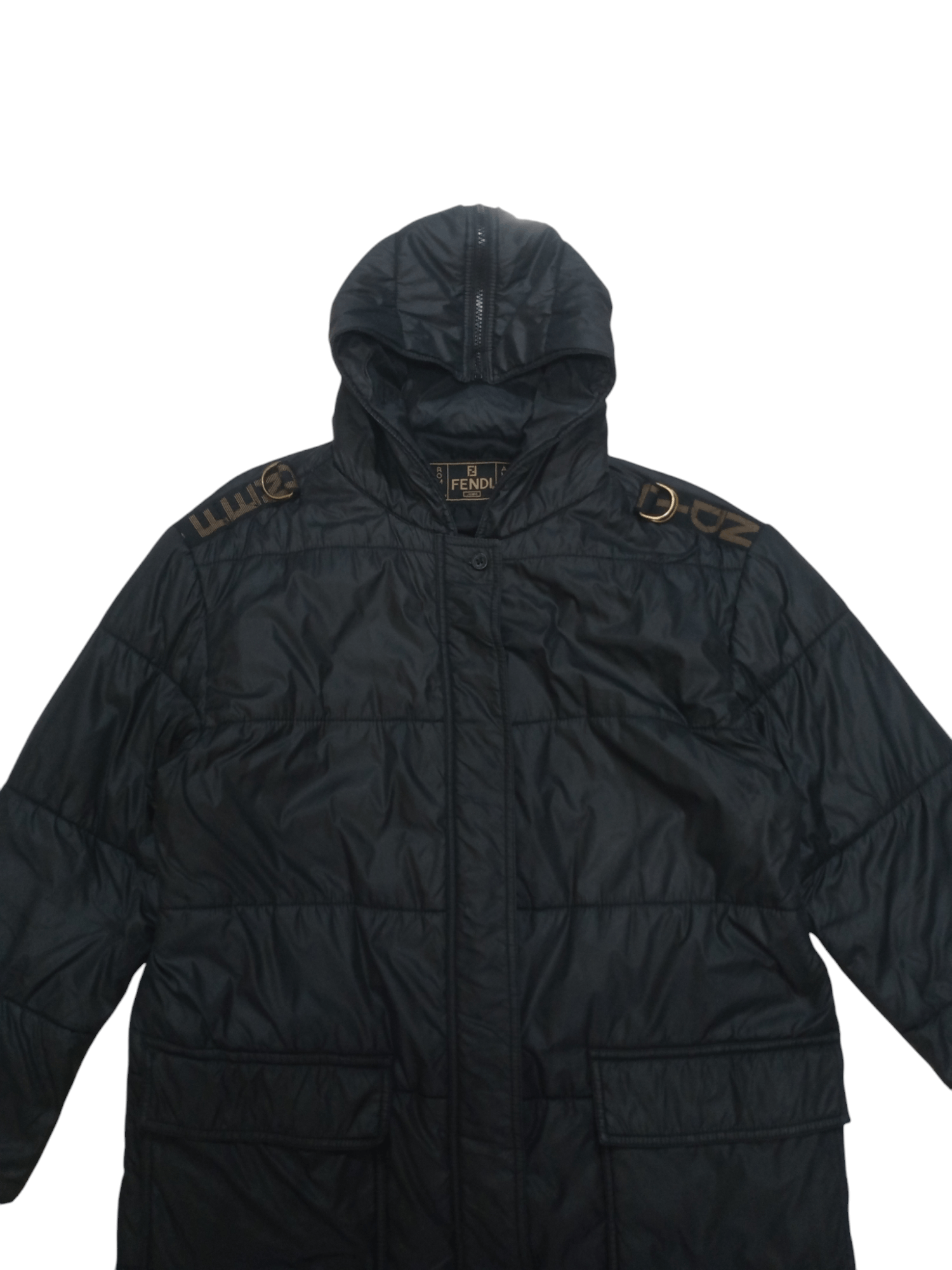 Fendi Rare Vintage Fendi Puffer Hoodie Jacket Size US L / EU 52-54 / 3 - 5 Thumbnail
