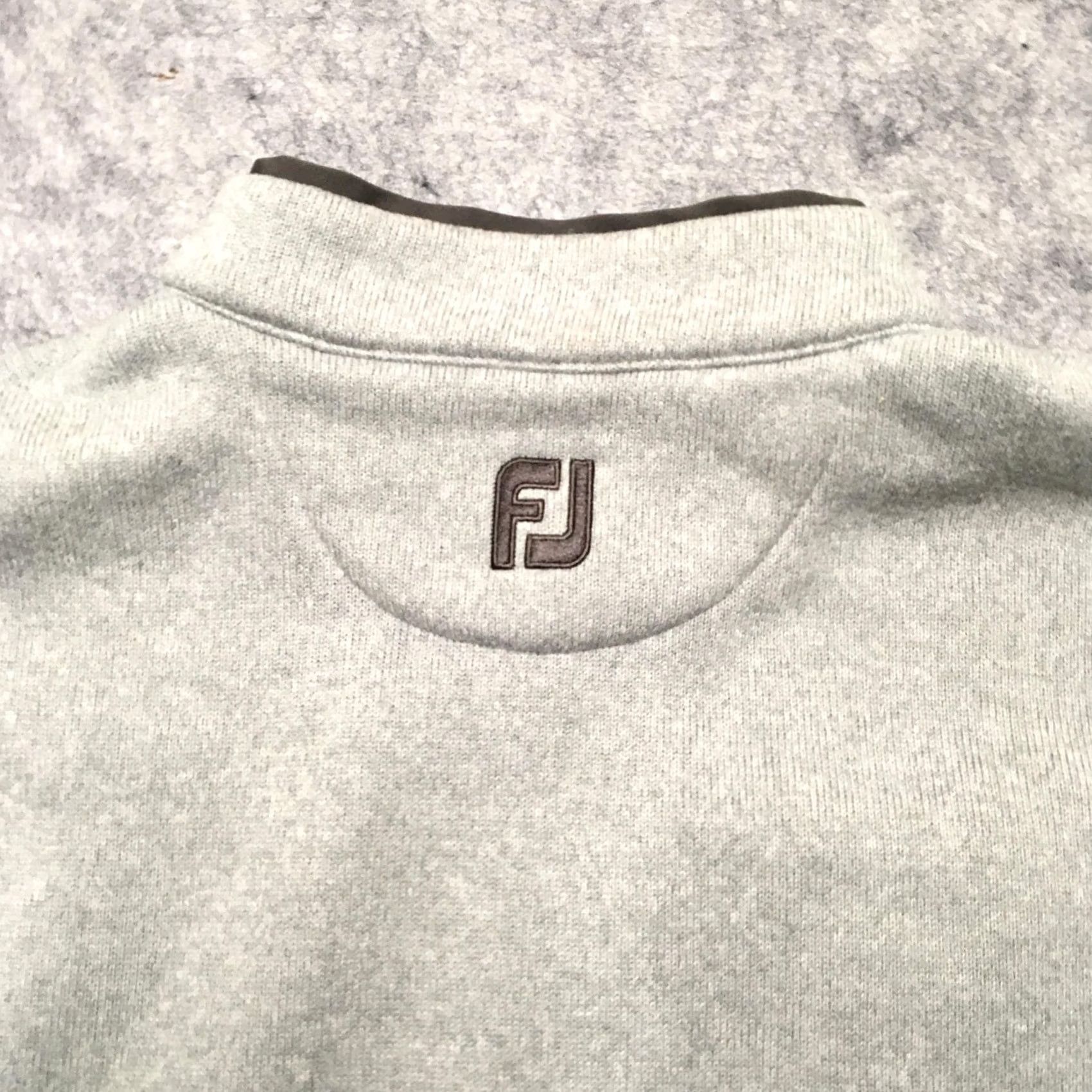 Footjoy FootJoy Mens Vest Sweater 1/4 Zip Mock Neck Fleece Golf Gray L Sleeveless Casual Size US L / EU 52-54 / 3 - 6 Thumbnail