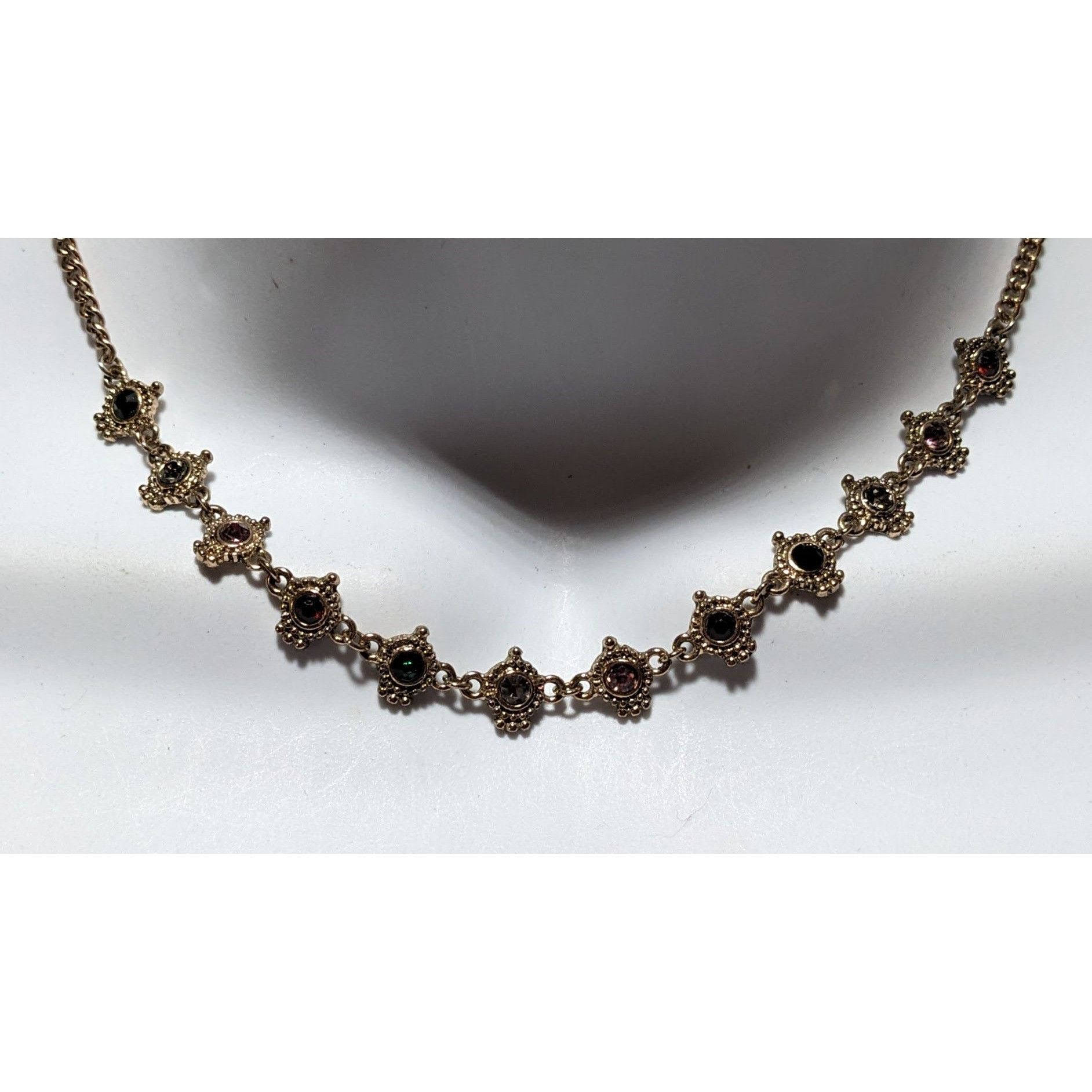 Other Dainty Rainbow Rhinestone Necklace Size ONE SIZE - 4 Thumbnail