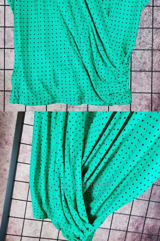 Dior Dior Summer Green Polka Dot Short Sleeve T. Size M / US 6-8 / IT 42-44 - 8 Thumbnail