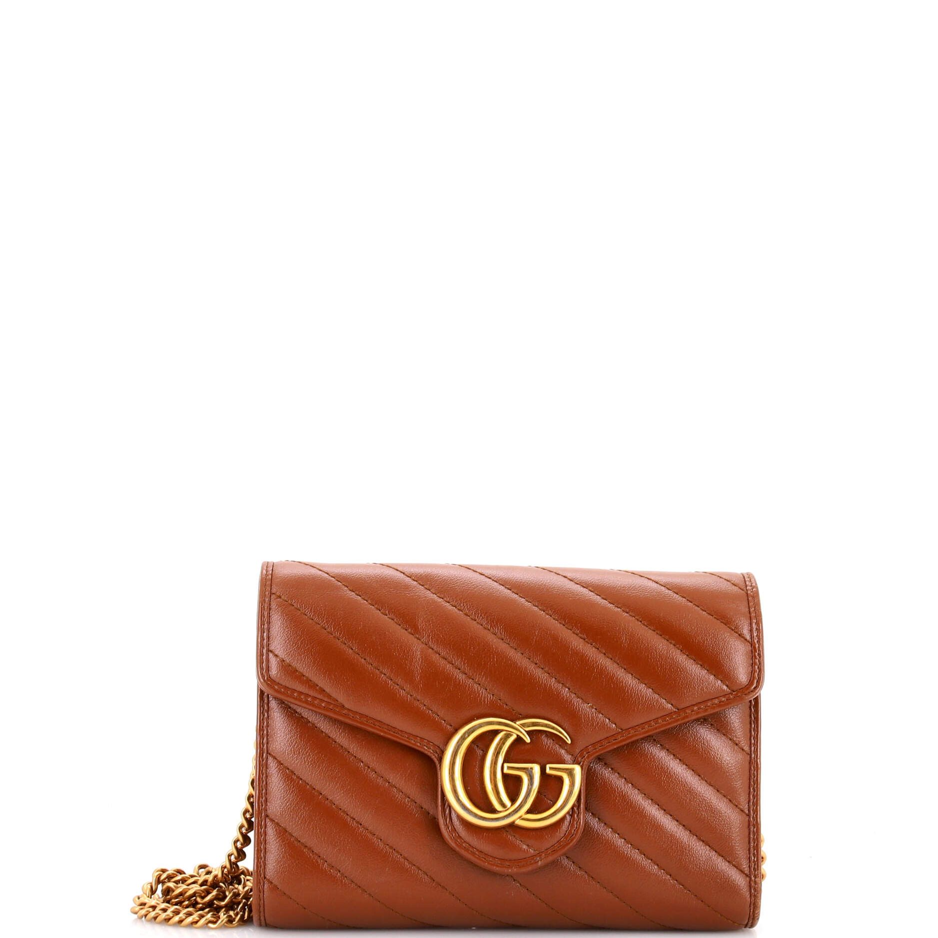 Gucci GG Marmont Chain Wallet Size ONE SIZE - 1 Thumbnail