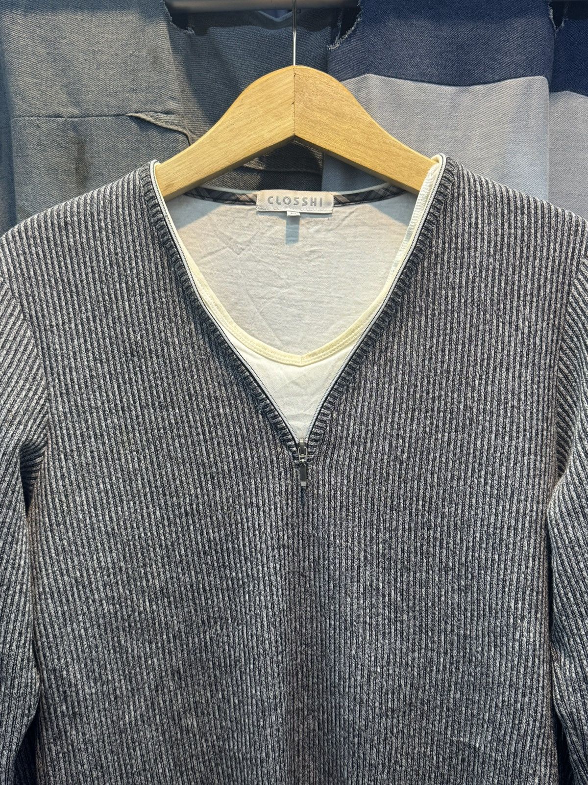 If Six Was Nine × Japanese Brand × Le Grande Bleu (L.G.B.) Double Layers Closshi Long Sleeve Size US M / EU 48-50 / 2 - 3 Thumbnail