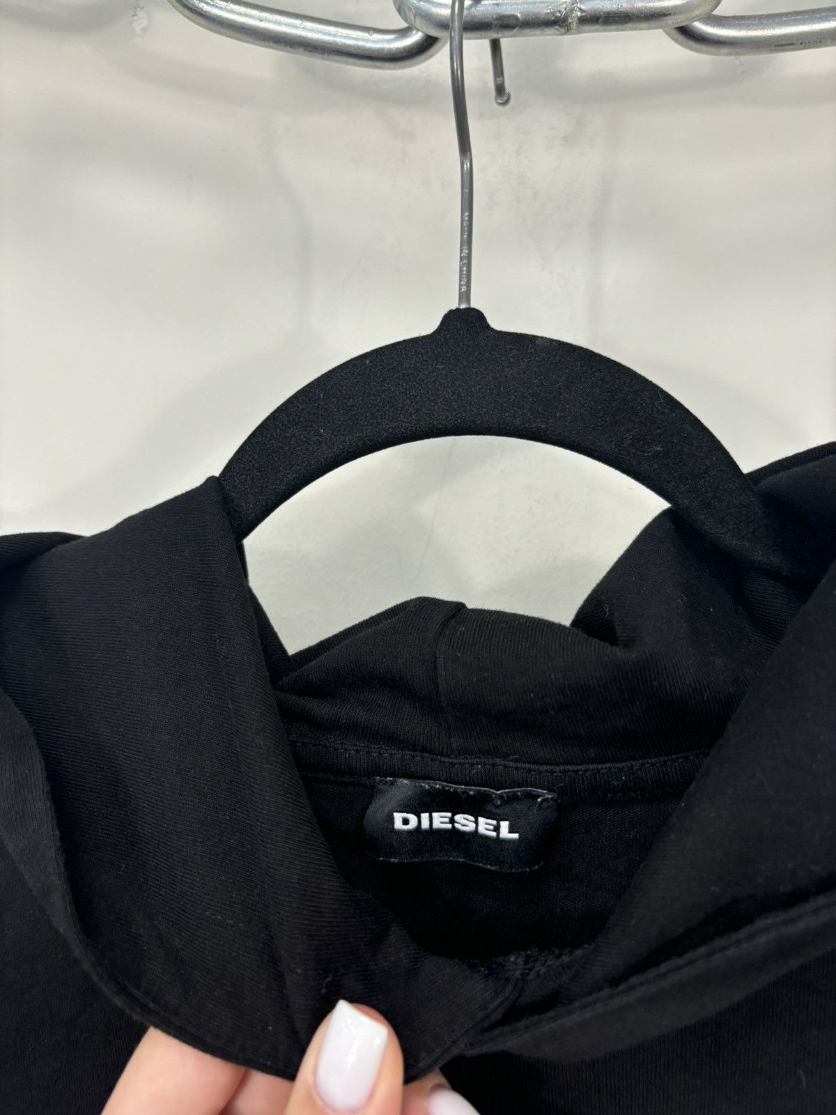 Diesel Diesel Y2K Men’s Frozen Face Print Hype Black Light Hoodie Size US L / EU 52-54 / 3 - 8 Thumbnail