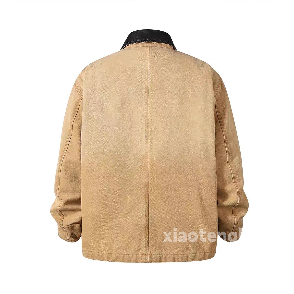 Designer Utility Washed faded loose carpenter work jacket Size US XL / EU 56 / 4 - 2 Thumbnail
