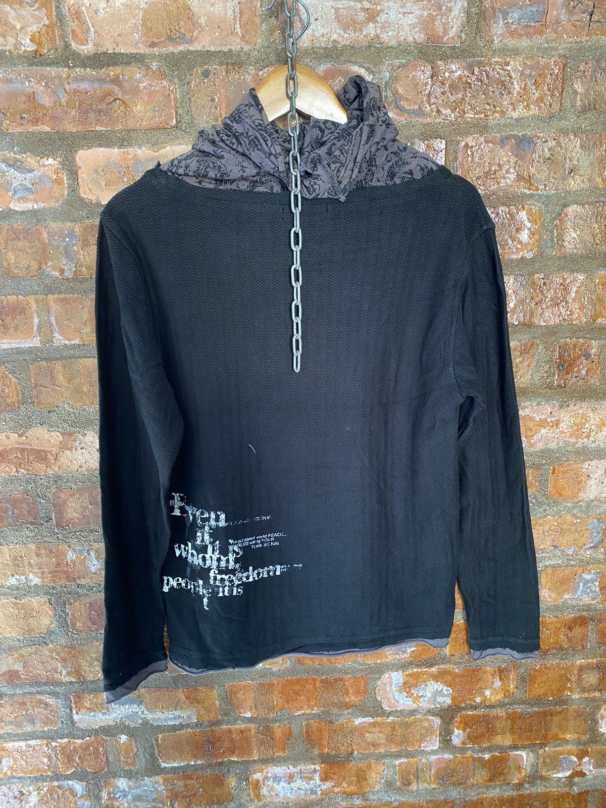 In The Attic Ninja twist herringbone hoodie undercover Size US M / EU 48-50 / 2 - 15 Thumbnail