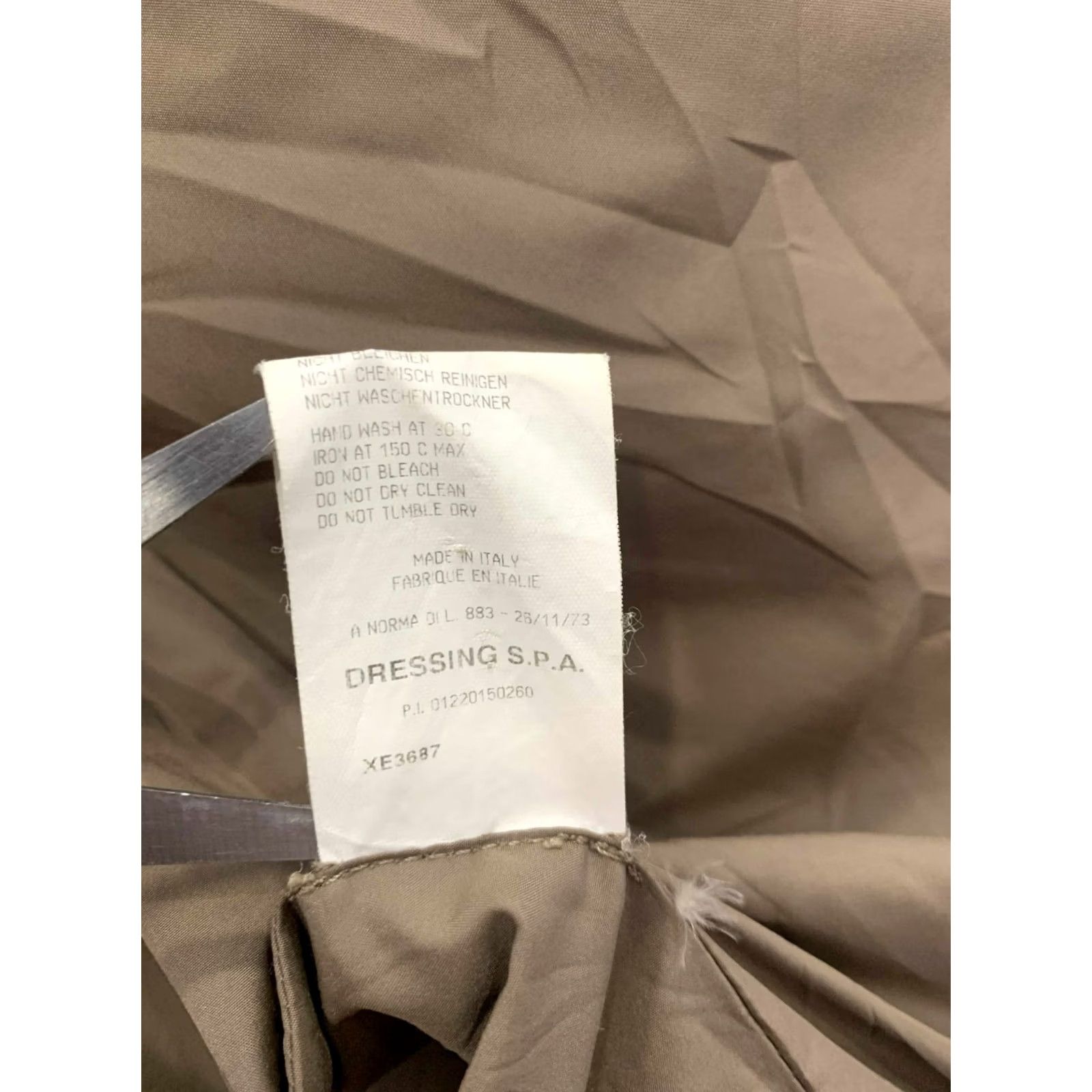 Roberto Cavalli VINTAGE Roberto Cavalli Men’s Puffer Jacket Brown 2XL IT 56 / USA 22 Jacket Mens Brown 2XL Cavalli Size US XXL / EU 58 / 5 - 5 Thumbnail