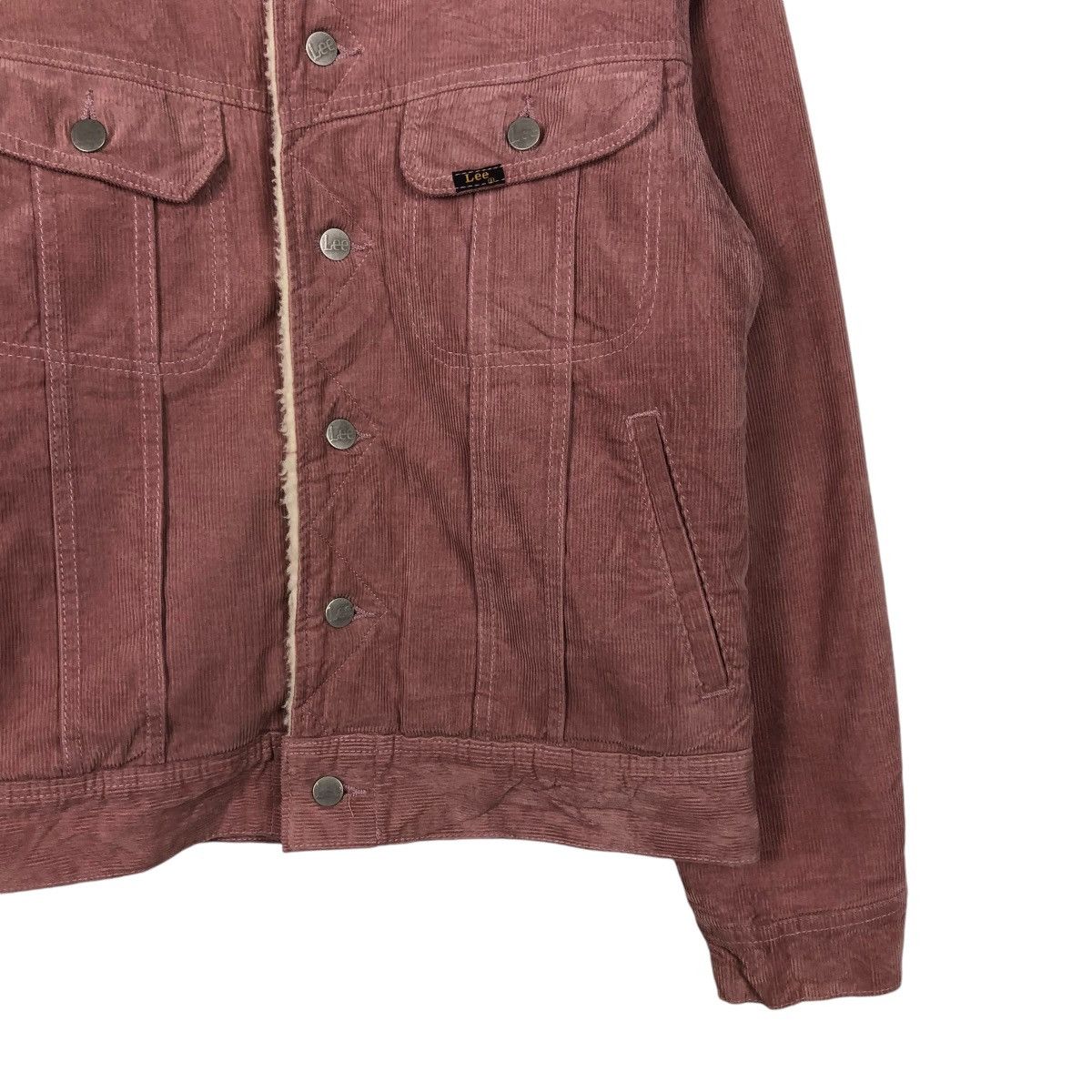 Japanese Brand 🔥VTG BIKER TRUCKER JACKET SHERPA LINING LEE STORM RIDER Size US M / EU 48-50 / 2 - 7 Thumbnail