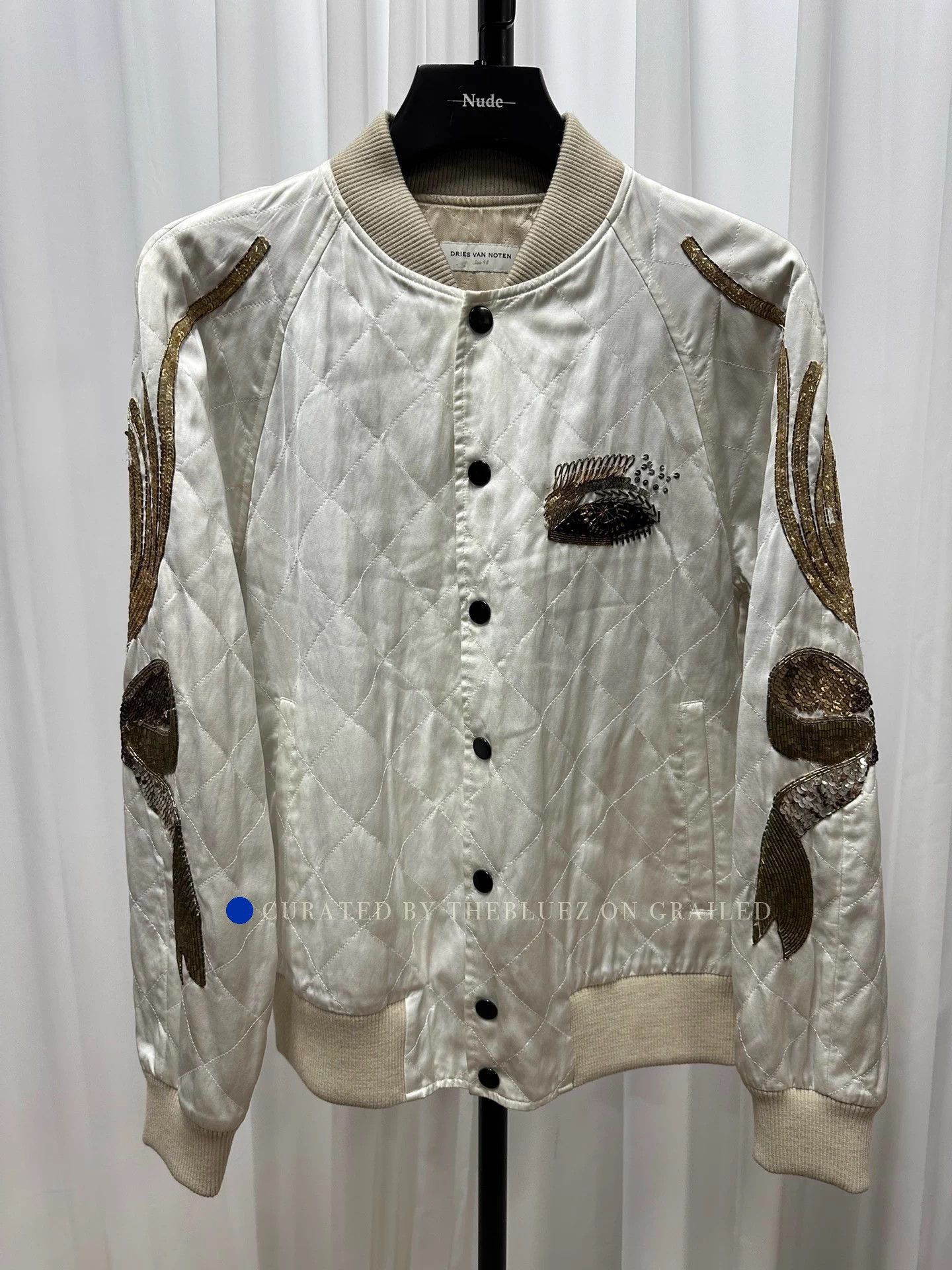 Dries Van Noten Unique Beaded Runway Jacket in Multi Size US M / EU 48-50 / 2 - 1 Thumbnail