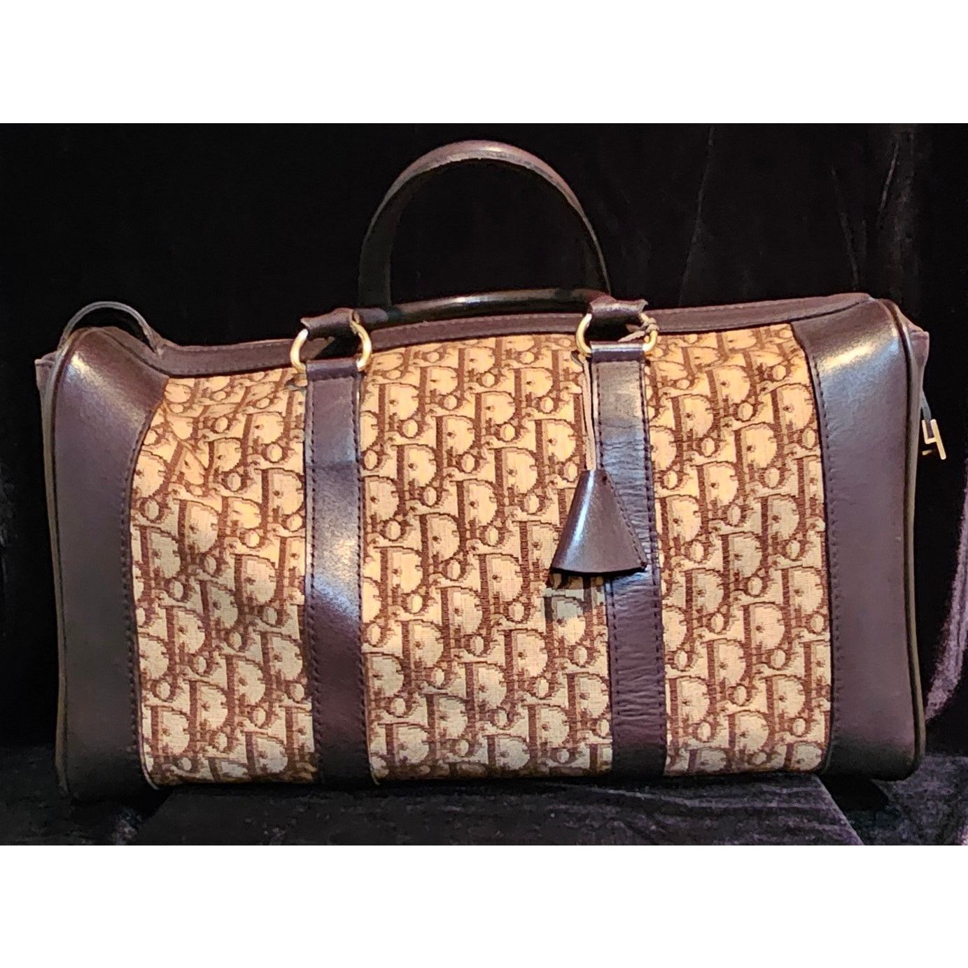 Dior CHRISTIAN DIOR 1960s RARE Early Oblique Monogram Travel Bag Size ONE SIZE - 9 Thumbnail