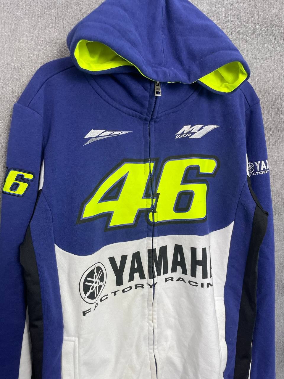 Other Vintage Y2k Yamaha Racing Hype Zip Hoodie The Doctor Rare Size US M / EU 48-50 / 2 - 3 Thumbnail