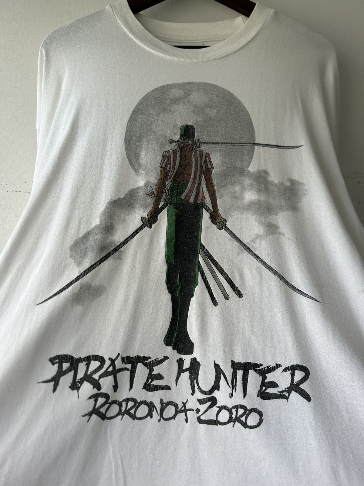 Anime Roronoa Zoro Pirate Hunter One Piece Anime Tee Size US XXL / EU 58 / 5 - 1 Thumbnail