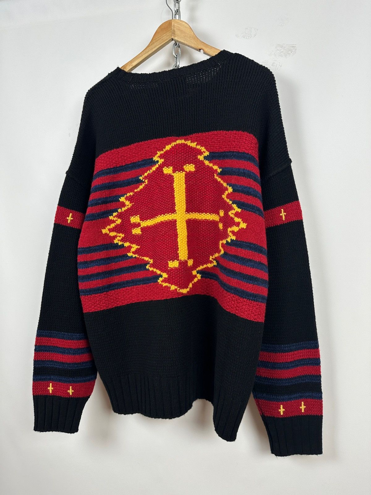 Polo Ralph Lauren Polo Ralph Lauren x Naiomi Glasses Wool/Cashmere Sweater Size US XXL / EU 58 / 5 - 2 Thumbnail