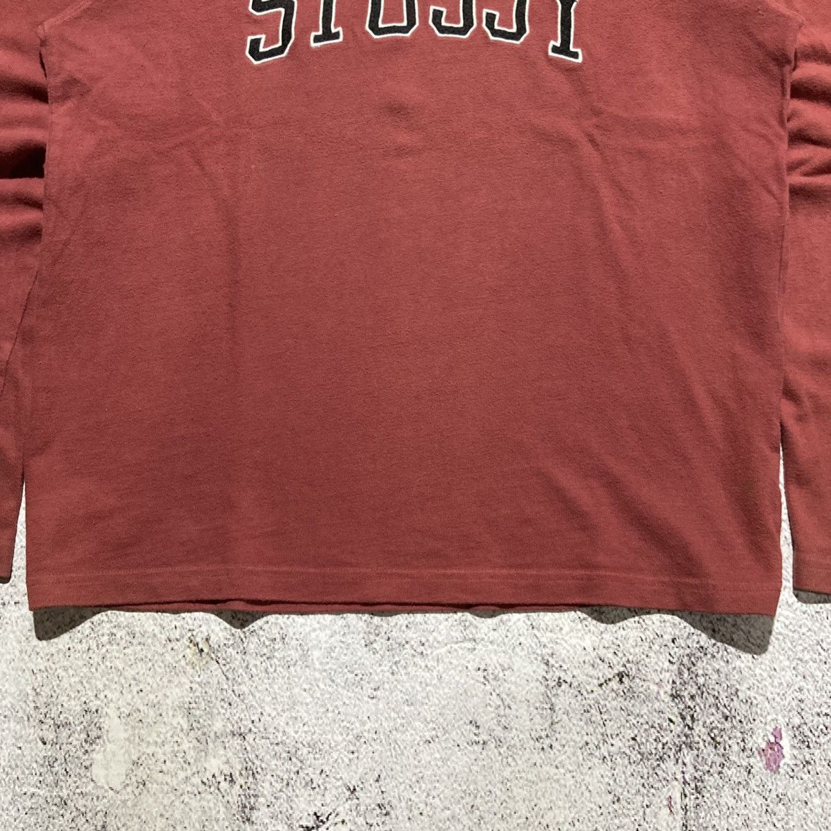 Stussy Stussy Kent Football Embroidery Longslevee Tee Size US XL / EU 56 / 4 - 5 Thumbnail