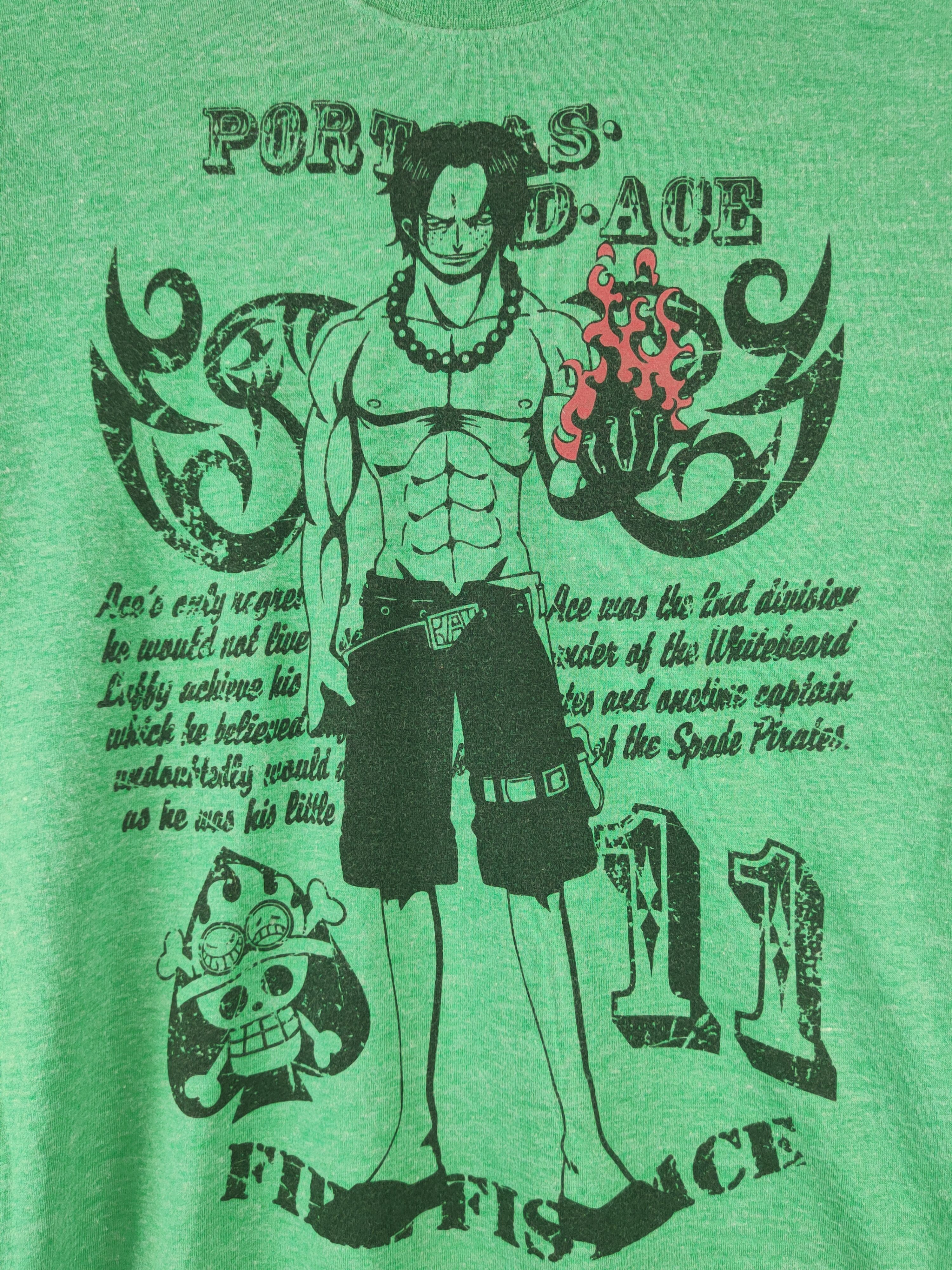 One Piece One Piece Green Short Sleeve T-shirts #S2863 Size US S / EU 44-46 / 1 - 3 Thumbnail