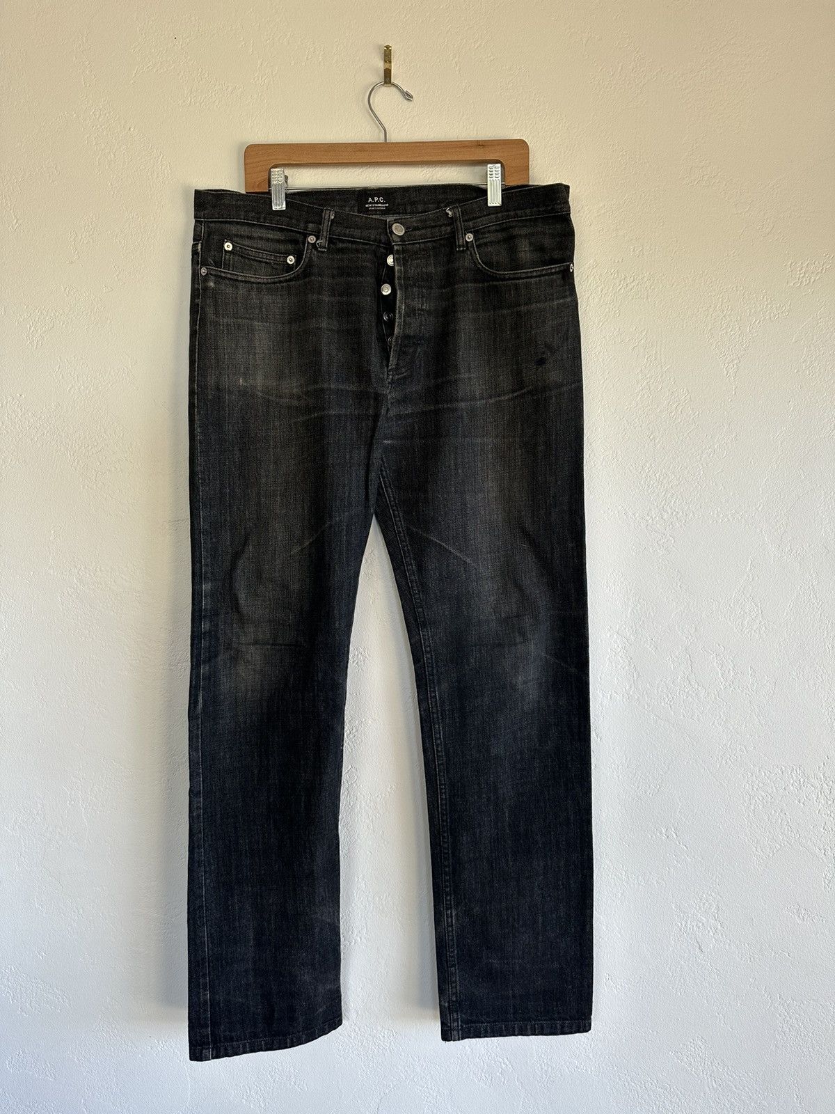 A.P.C. A.P.C. New Standard Denim (Black) Size US 35 - 1 Thumbnail