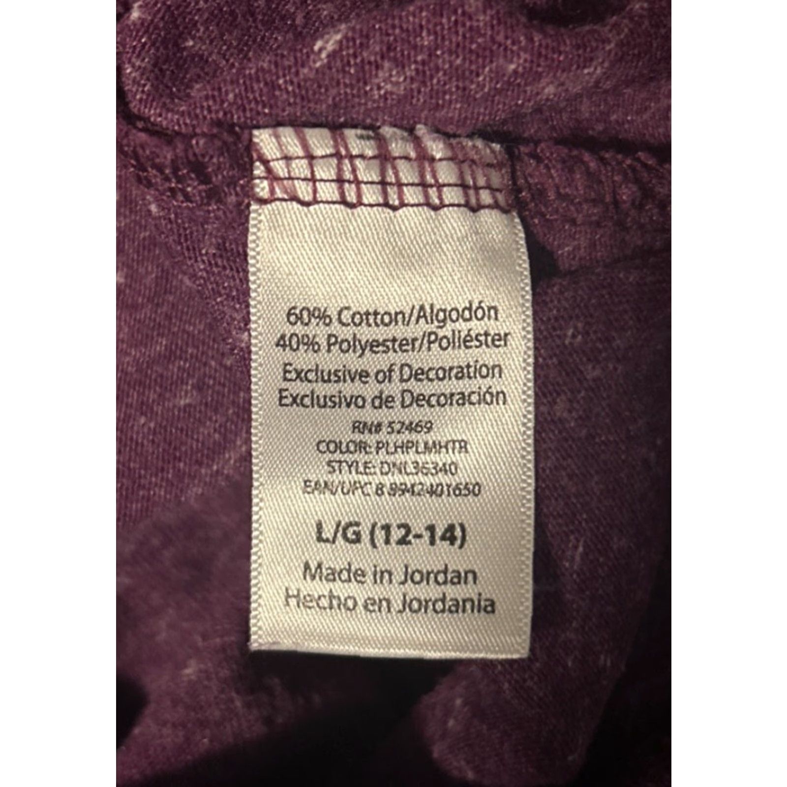 Vintage Danskin Hoodie Full Zip Lightweight Athleisure Purple L Women Regular Size Size L / US 10 / IT 46 - 4 Thumbnail