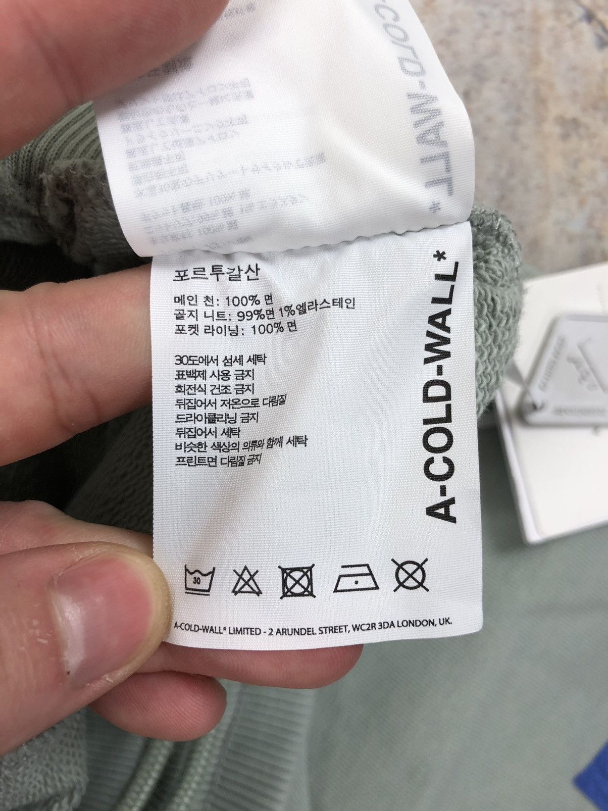 A-COLD-WALL* A COLD WALL new casual regular fit sweat pants Size US 32 / EU 48 - 5 Thumbnail