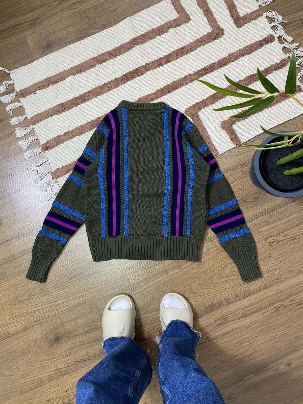 Diesel VINTAGE DIESEL COOGI STYLE KNITTED SWEATER Size S / US 4 / IT 40 - 8 Thumbnail