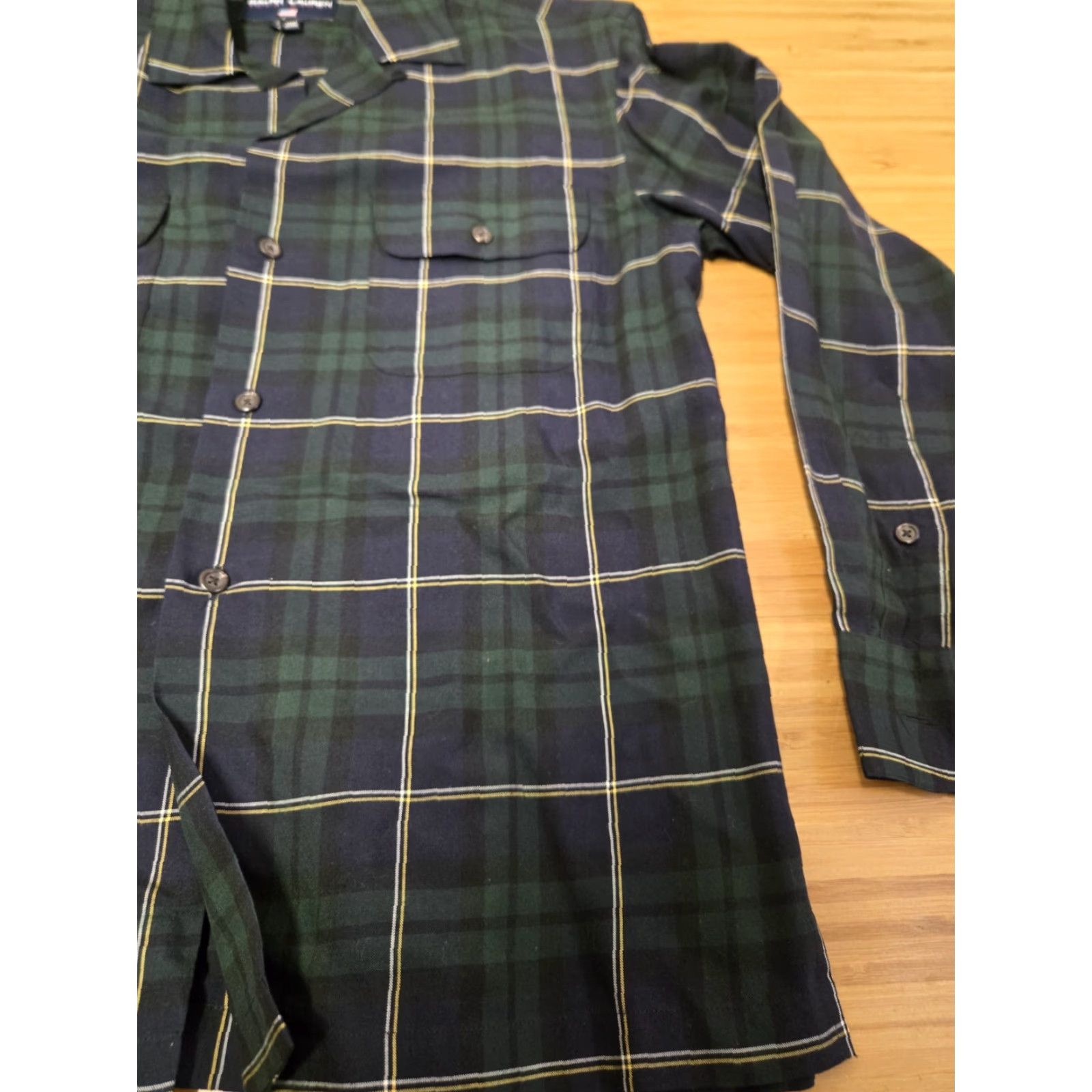 Polo Ralph Lauren Ralph Lauren POLO SPORT Shirt Blouse Green Tartan Plaid Long Sleeve Women 6 Size M / US 6-8 / IT 42-44 - 2 Thumbnail