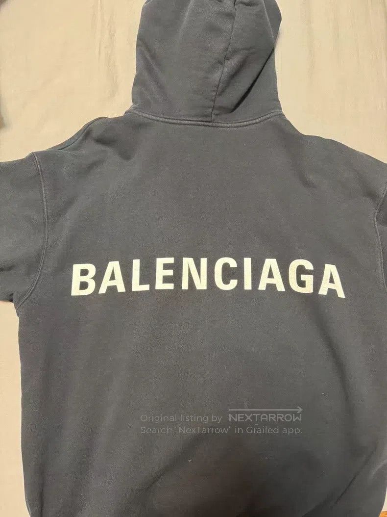 Balenciaga Balenciaga Back large logo sweatshirt hooded print Size US L / EU 52-54 / 3 - 4 Thumbnail