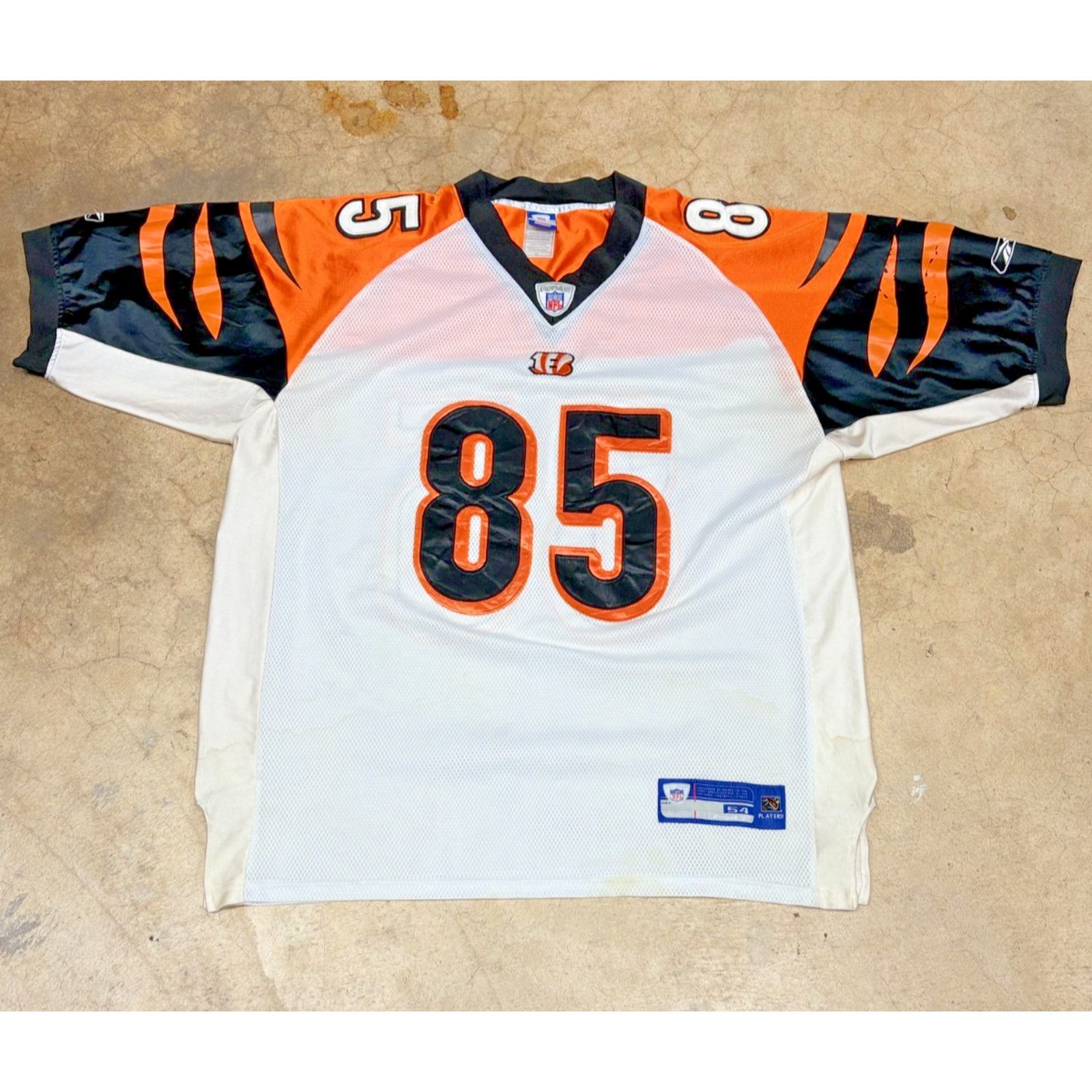 Reebok Reebok Johnson 85 Cincinnati Bengals Jersey NFL Size 54 XXL Size US XL / EU 56 / 4 - 2 Thumbnail