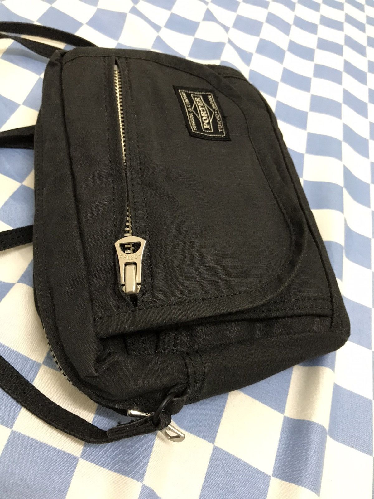 Japanese Brand × Porter Porter Japan Black Mini Sling Pouch Bag Size ONE SIZE - 5 Thumbnail