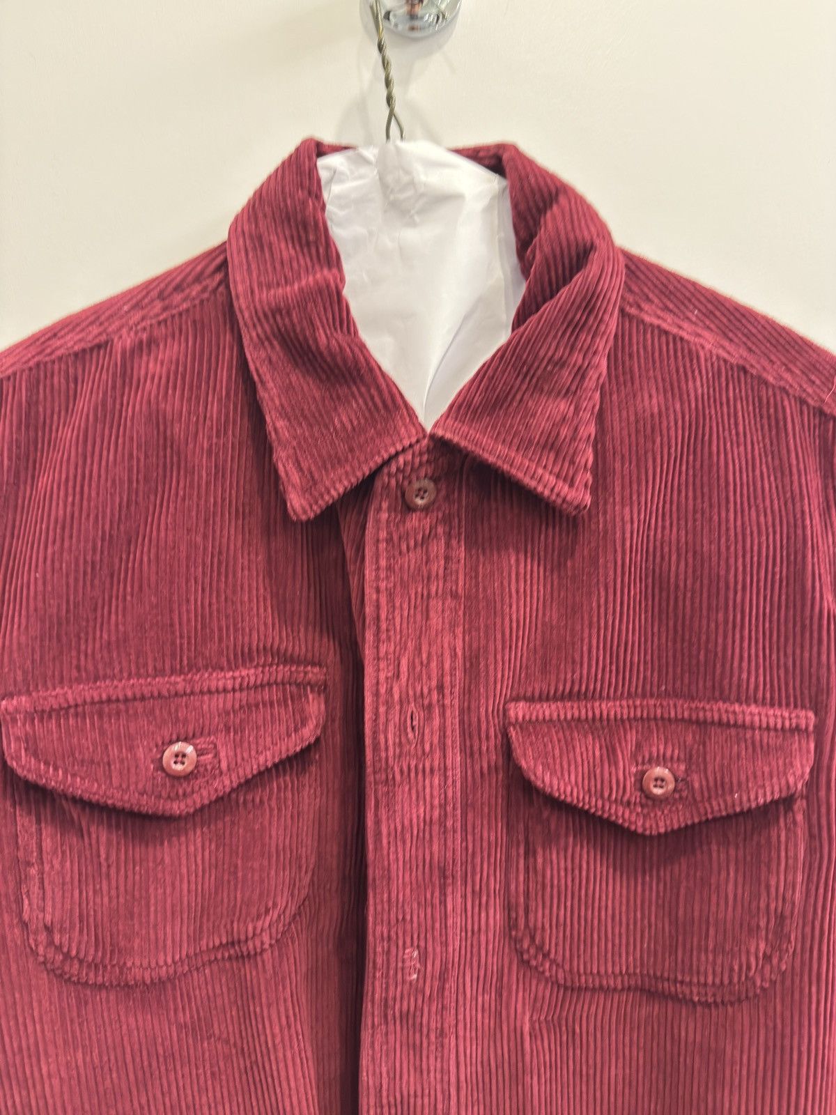 Aime Leon Dore Aime Leon Dore FW20 Red Corduroy CPO Shirt Jacket Small S Size US S / EU 44-46 / 1 - 2 Thumbnail