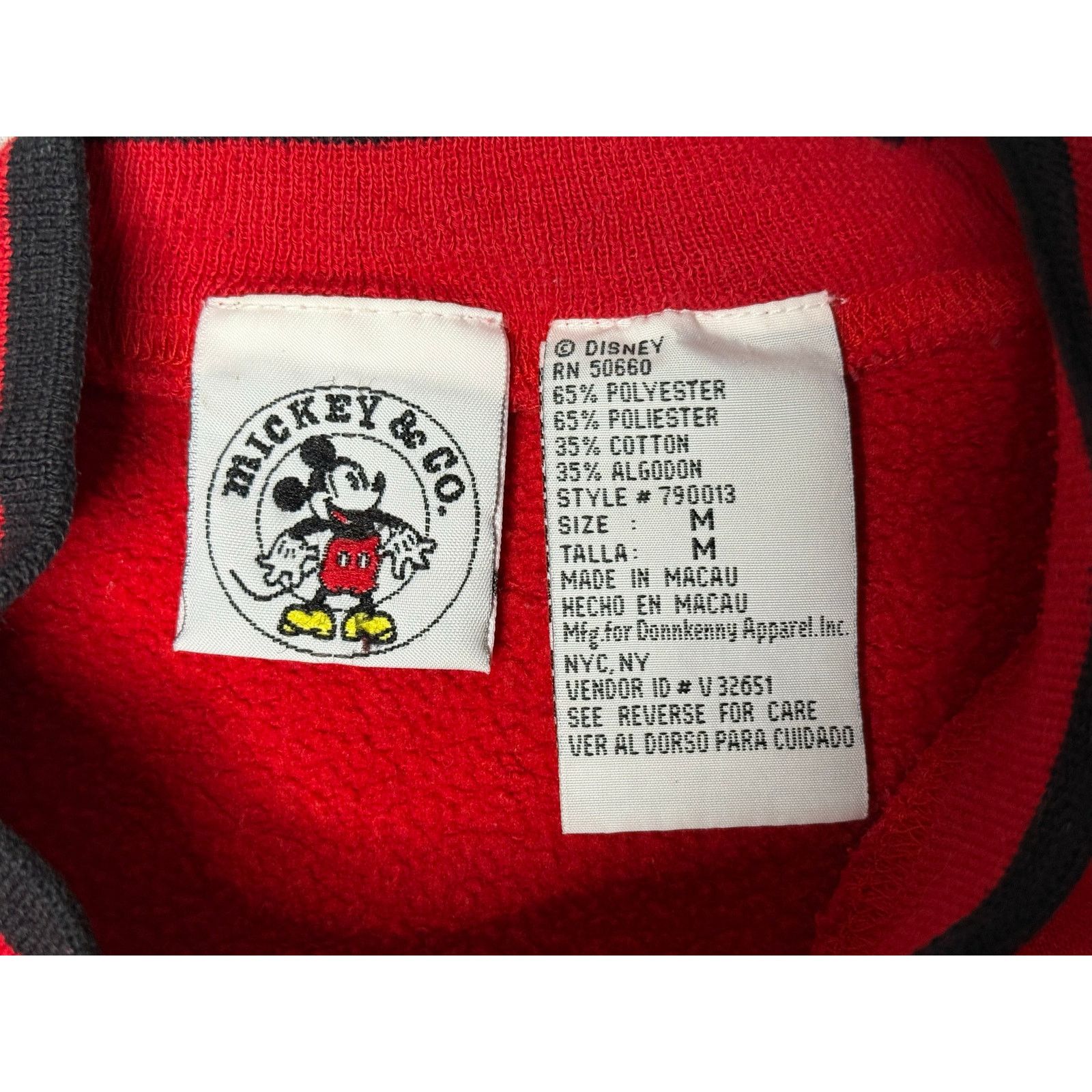 Mickey & Co. Vintage 90s Mickey & Co. Disney Crewneck Sweatshirt Medium Size US M / EU 48-50 / 2 - 3 Thumbnail