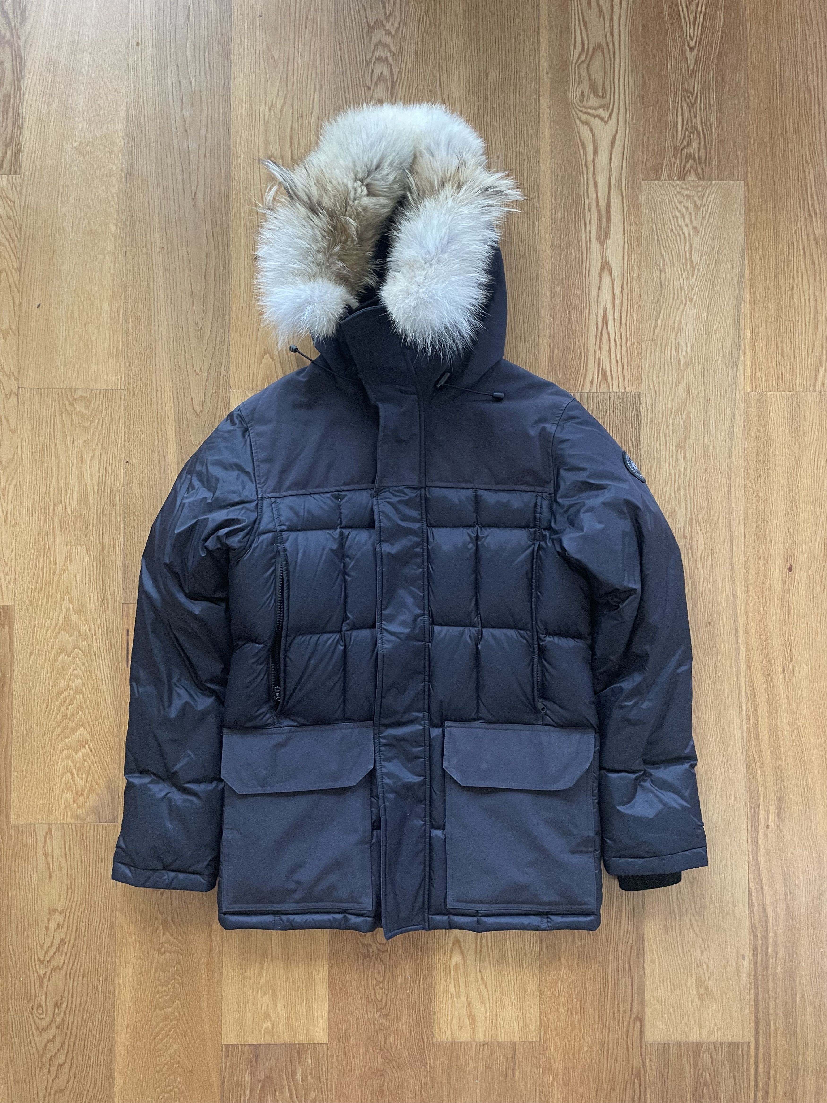 image of Canada Goose Black Label Callaghan Parka in Blue, Men's (Size Medium)
