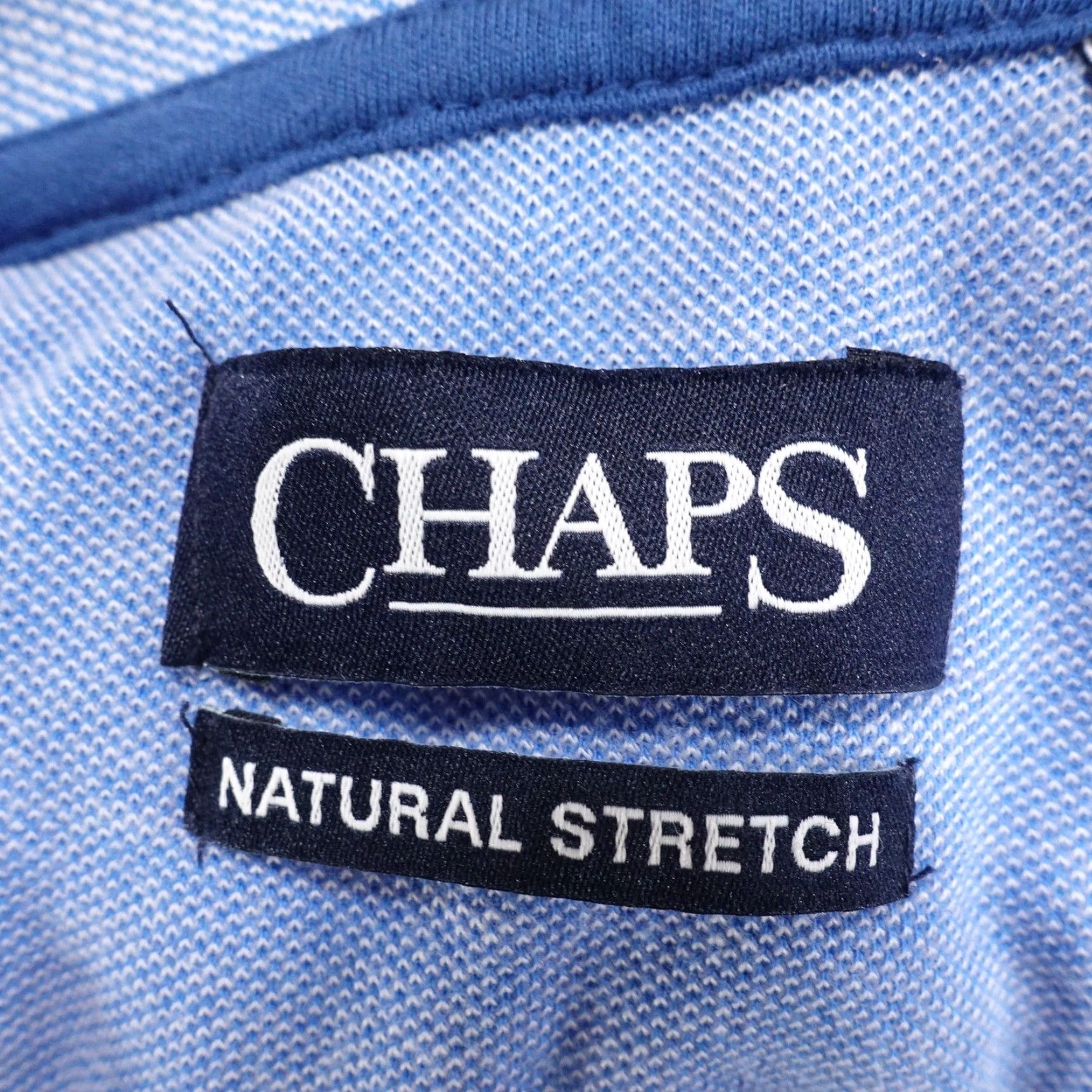 Chaps Chaps Polo Shirt Mens Large Short Sleeve Cotton Blue Classic Fit Stretch Casual Size US L / EU 52-54 / 3 - 6 Thumbnail