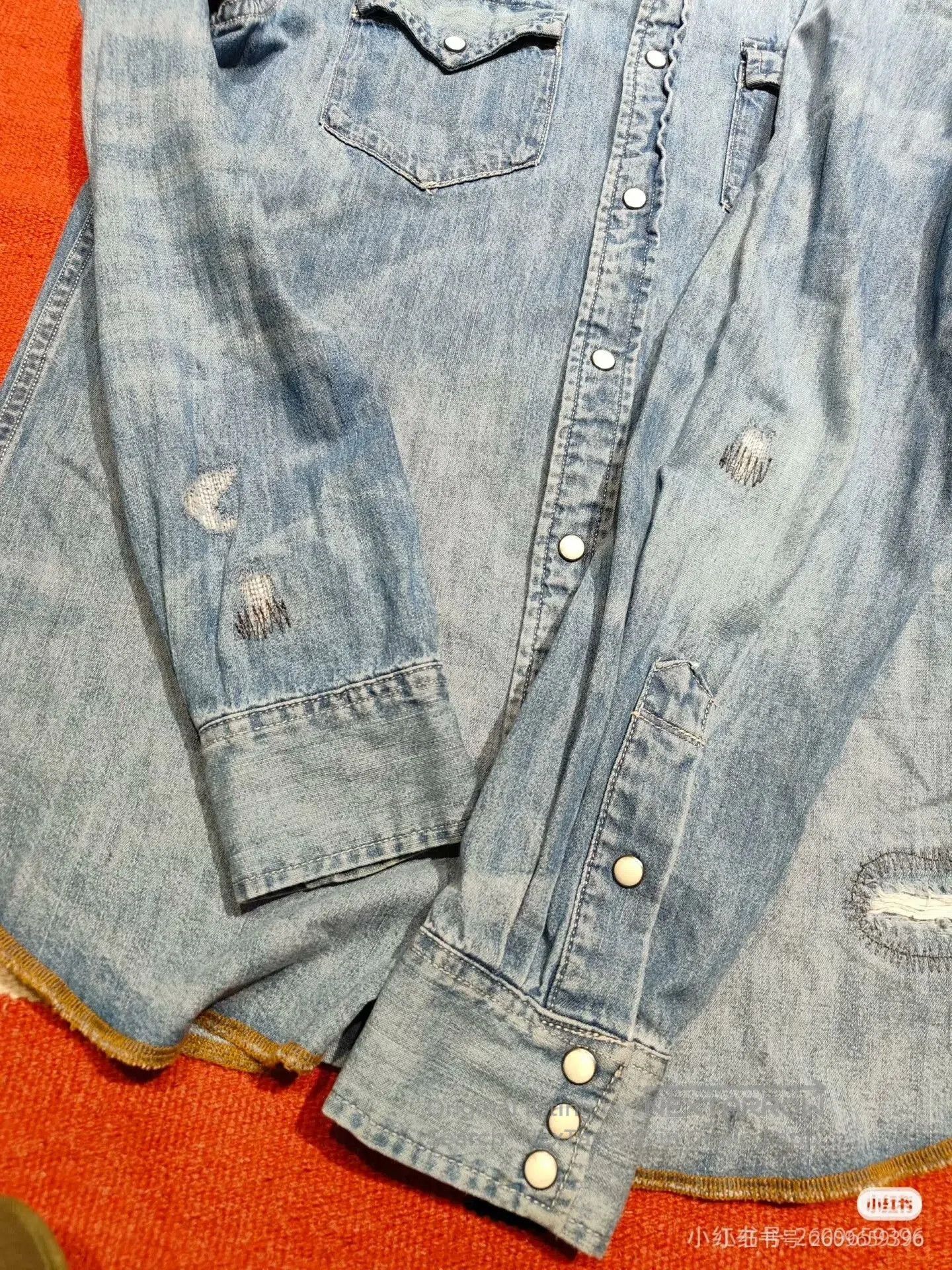 RRL Ralph Lauren Ralph Lauren RRL Vintage Denim Shirt. Size US M / EU 48-50 / 2 - 8 Thumbnail