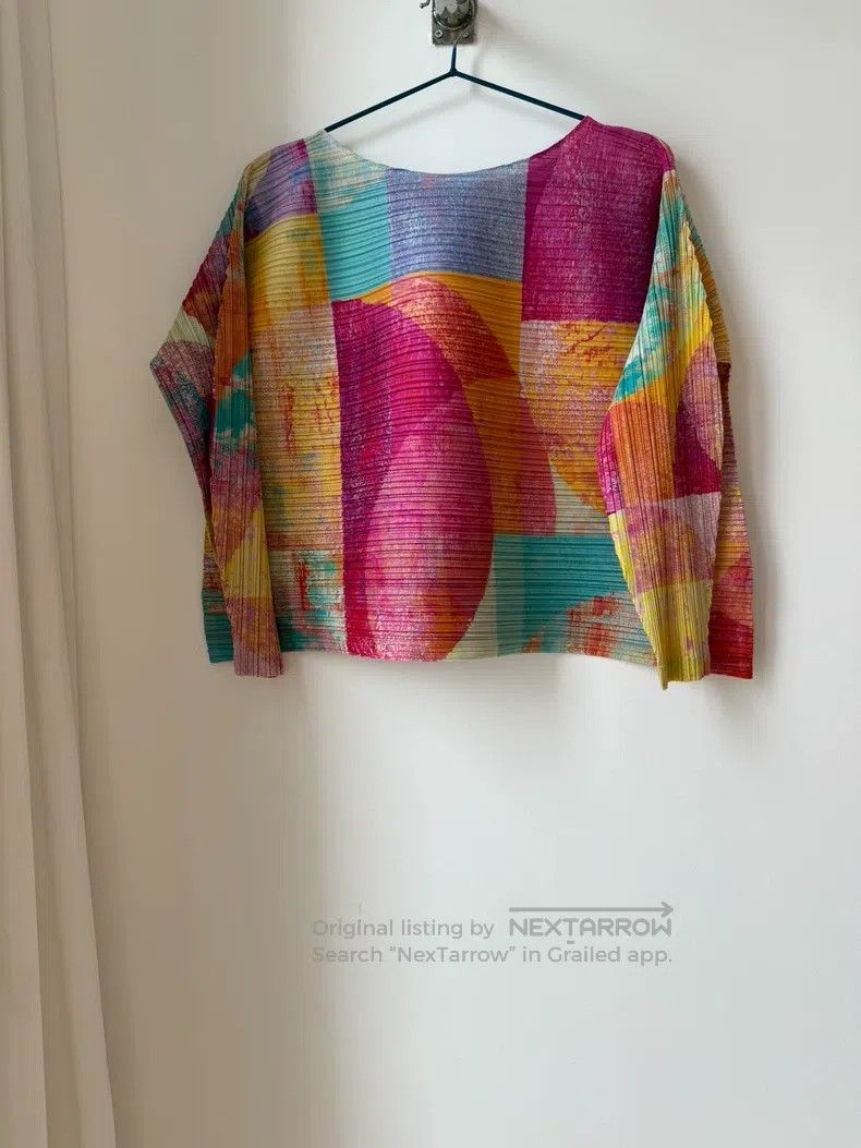 Issey Miyake Issey Miyake Oil Painting Top Size L / US 10 / IT 46 - 3 Thumbnail