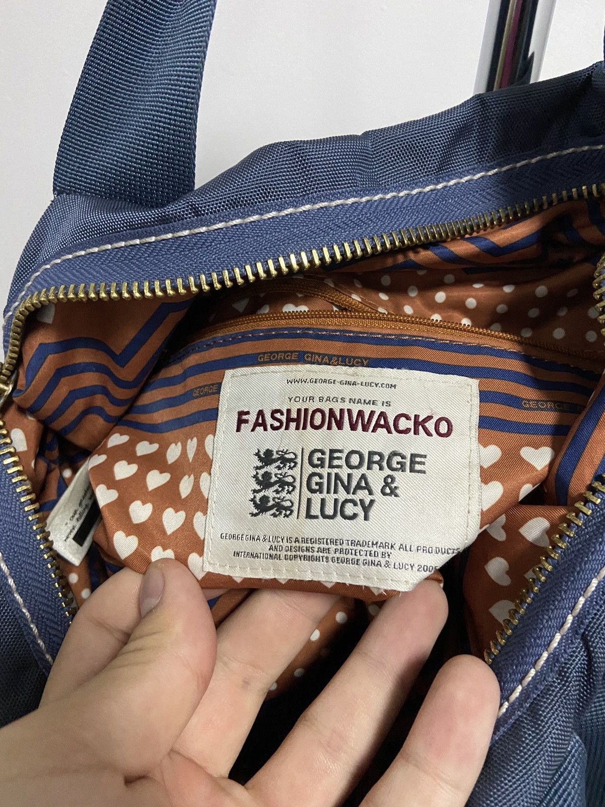 Japanese Brand × Vintage George Gina Lucy fashionwacko Bag shoulder vintage carabiner Size ONE SIZE - 9 Thumbnail