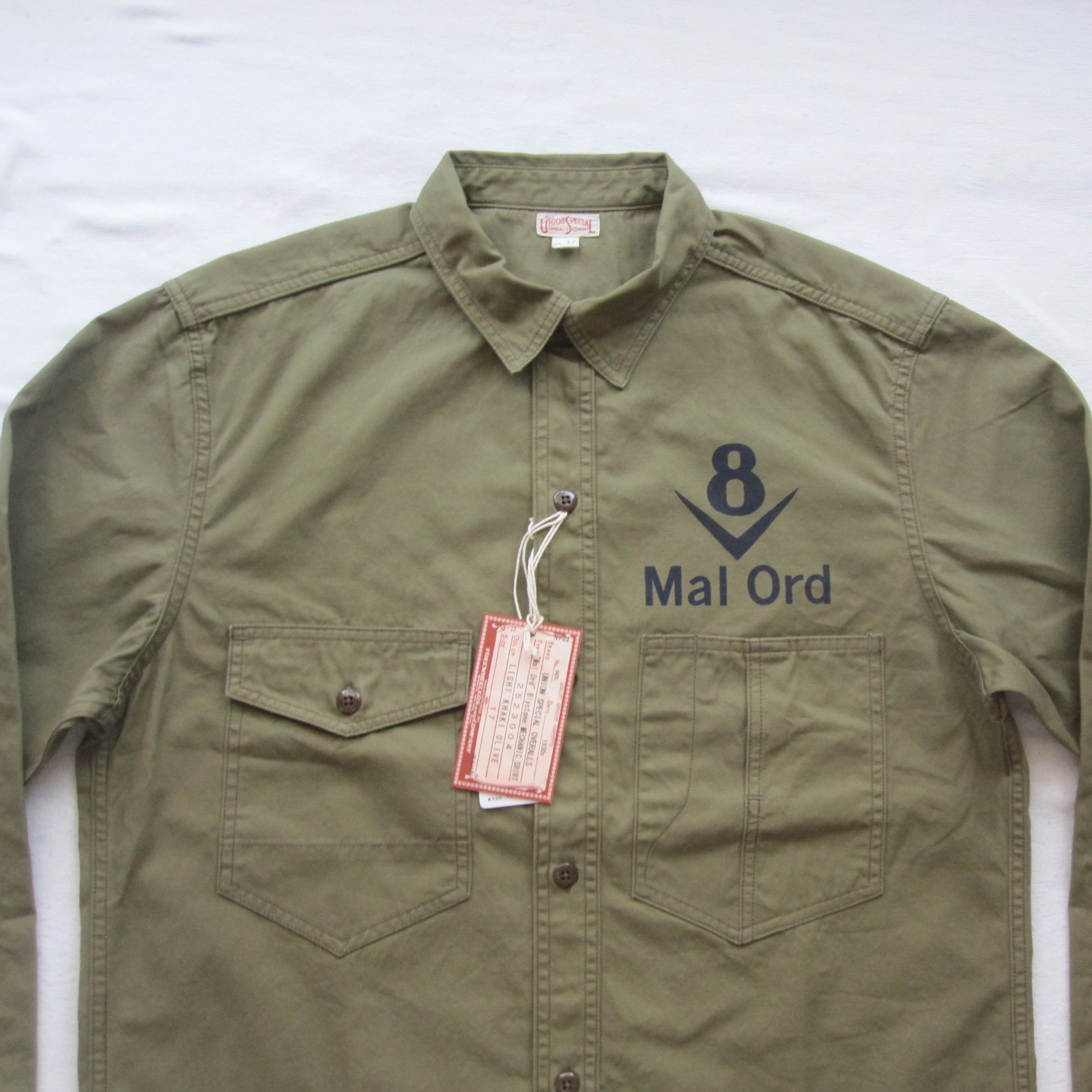 Freewheelers “Mal Ord” Blystone MECHANIC SHIRT 17 Size US XL / EU 56 / 4 - 6 Thumbnail