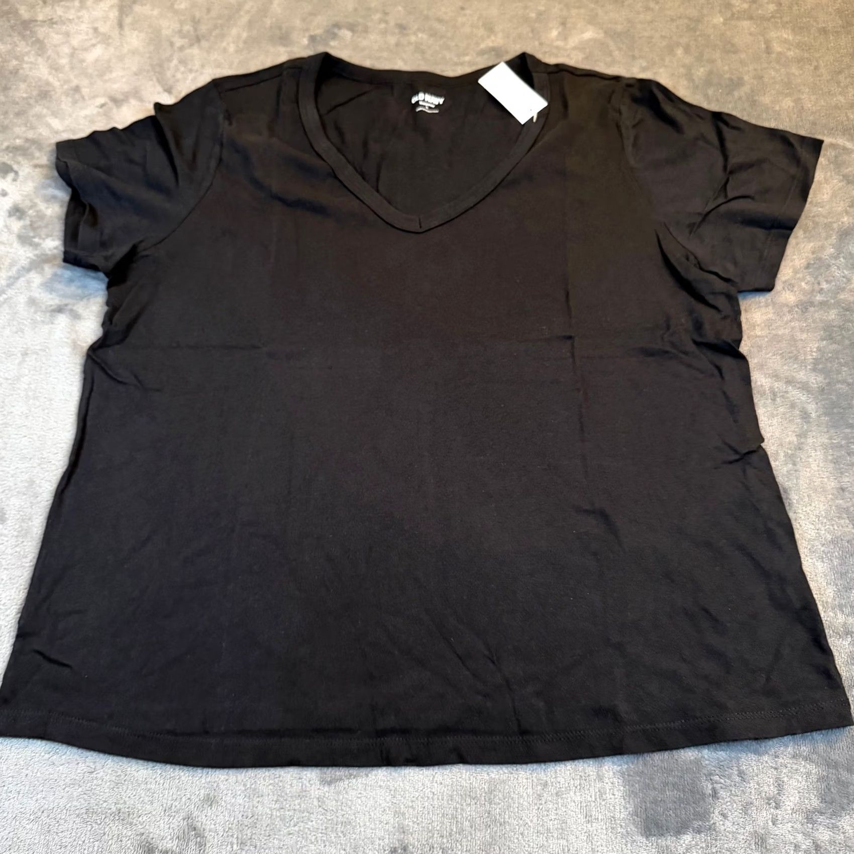 Old Navy Old Navy Everywear T Shirt Womens L Black 3 Piece Set V Neck Cotton NWT Size L / US 10 / IT 46 - 5 Thumbnail