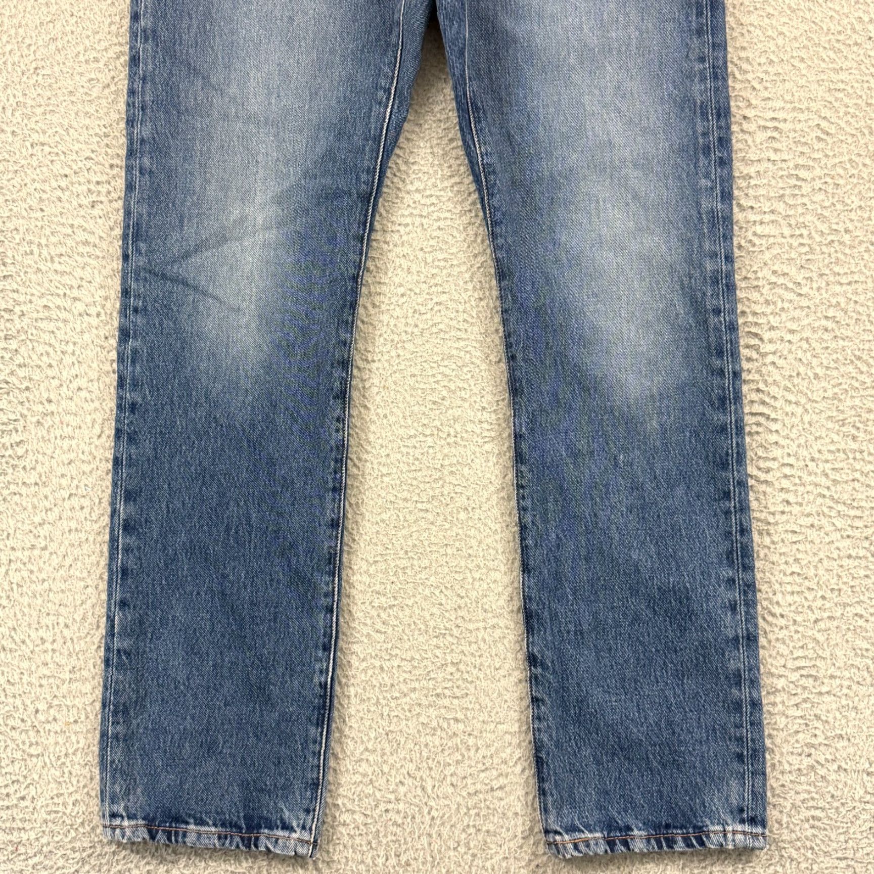 Levi's Levi's 501 Jeans Mens 28x32 Blue Denim Straight Button Fly Casual Vintage No Size US 28 / EU 44 - 4 Thumbnail