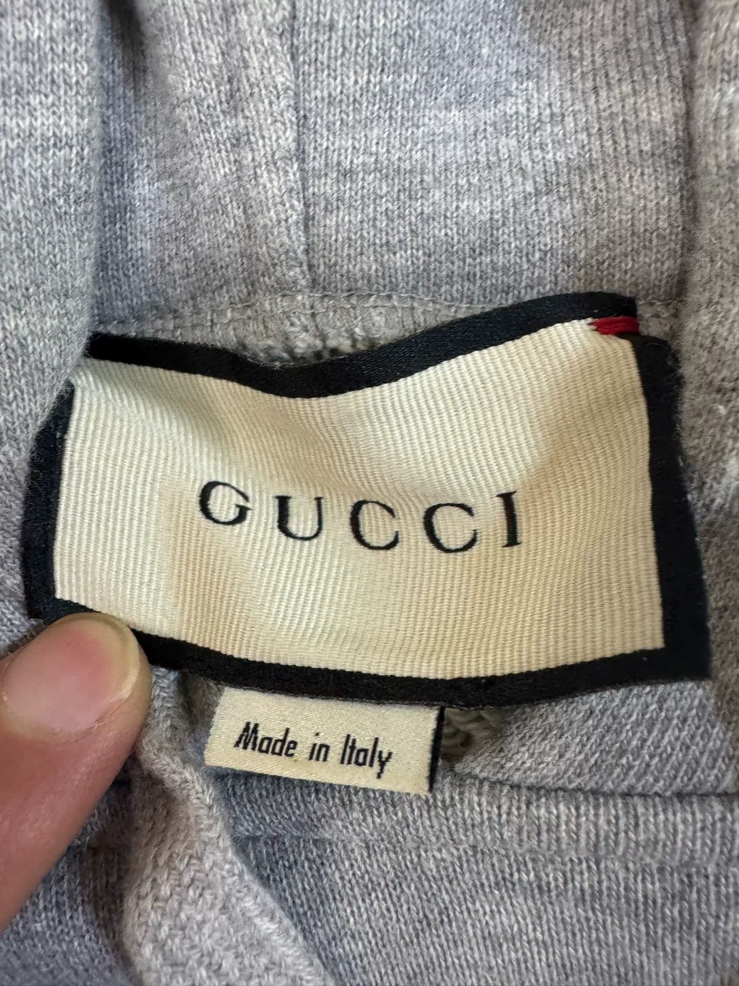 Gucci Gucci Classic Grey Logo Hoodie Size US XL / EU 56 / 4 - 4 Thumbnail