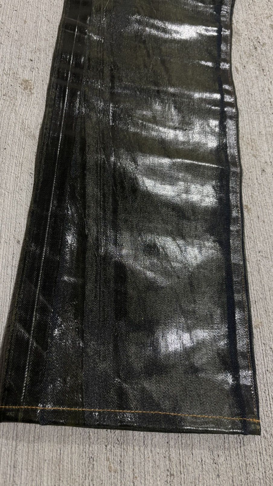 Dior × Hedi Slimane AW03 Dior Homme By Hedi Slimane Waxed Luster Denim Size US 32 / EU 48 - 6 Thumbnail
