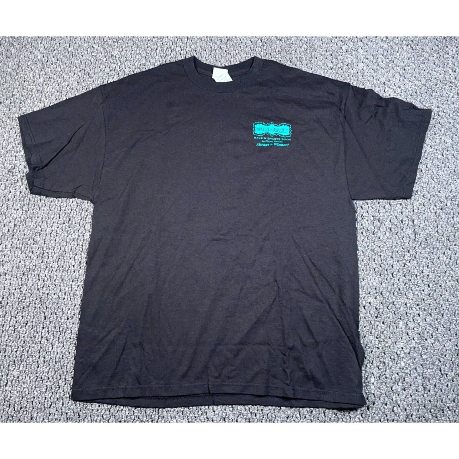 Delta Kentucky Derby T-Shirt Adult XL Black Delta Graphic Tee Y2K Racing Gambling Mens Size US XL / EU 56 / 4 - 2 Thumbnail