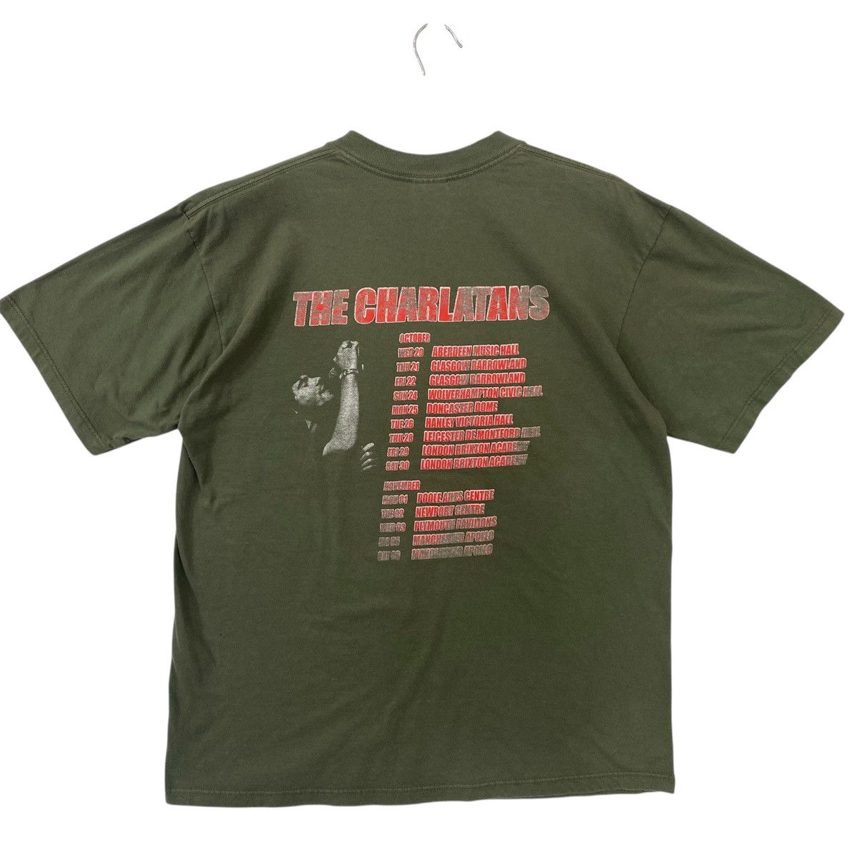 Band Tees 💥VINTAGE THE CHARLATANS Britpop band tour tee shirt Size US L / EU 52-54 / 3 - 1 Thumbnail