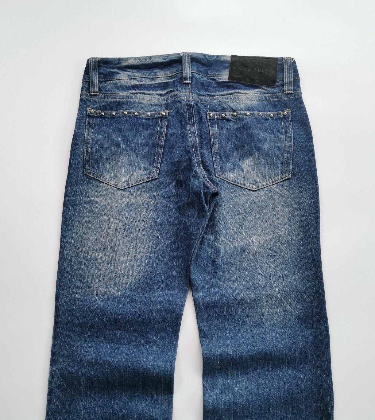 Japanese Brand The Vintage Standard Studded Distressed Jeans ERD Grunge Size US 32 / EU 48 - 5 Thumbnail
