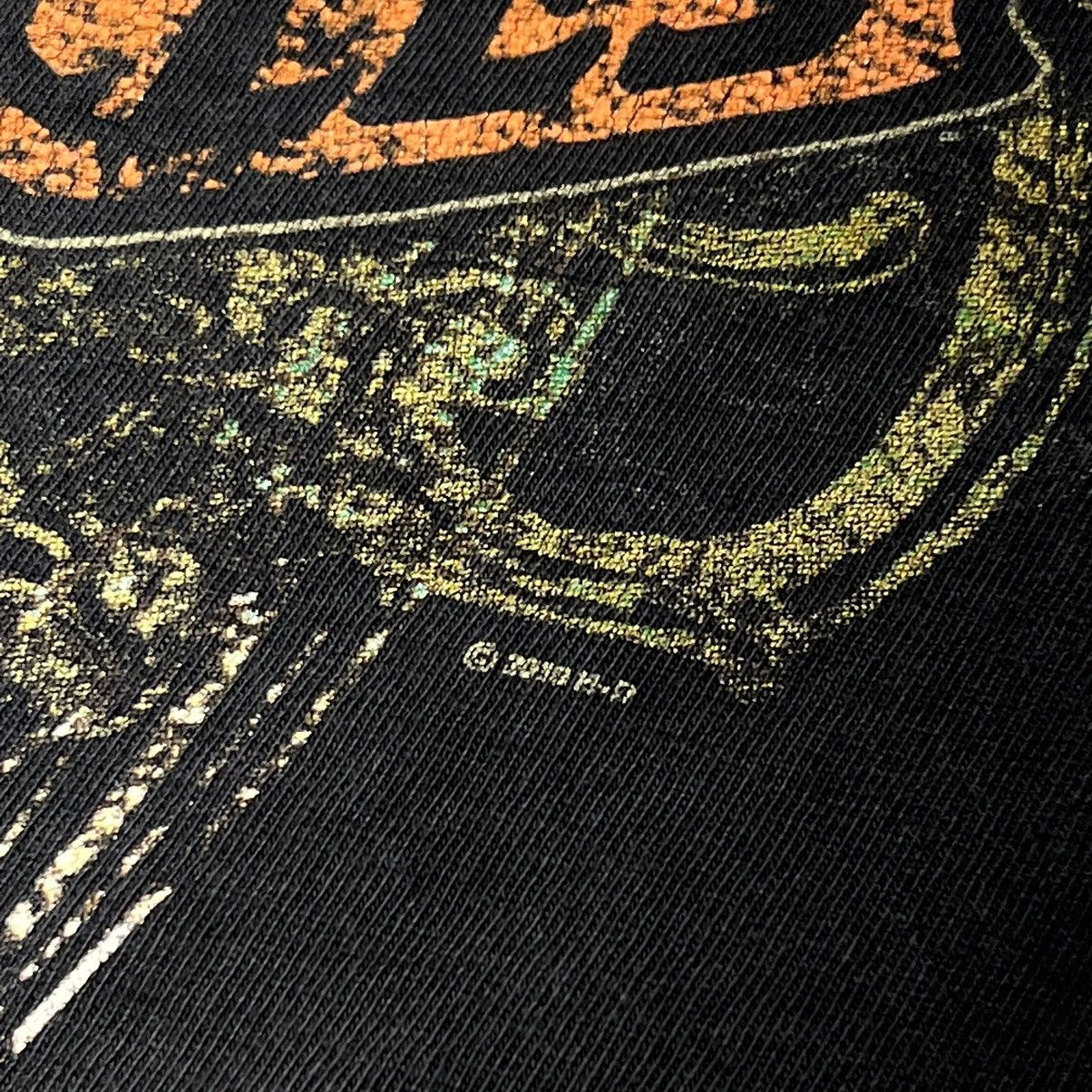 Harley Davidson × Vintage Harley Davidson Tee Shirt Black Logo Skull Flame Motorcycle Size US XXL / EU 58 / 5 - 11 Thumbnail