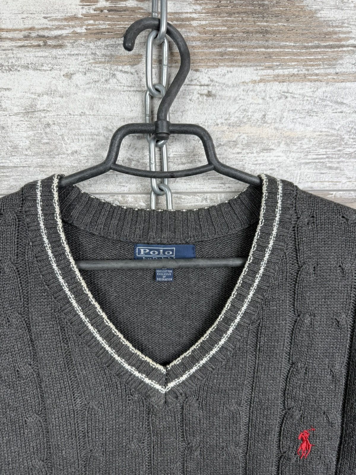 Polo Ralph Lauren Vintage Polo Ralph Lauren Sweater Old Money Style Y2K Size US L / EU 52-54 / 3 - 3 Thumbnail
